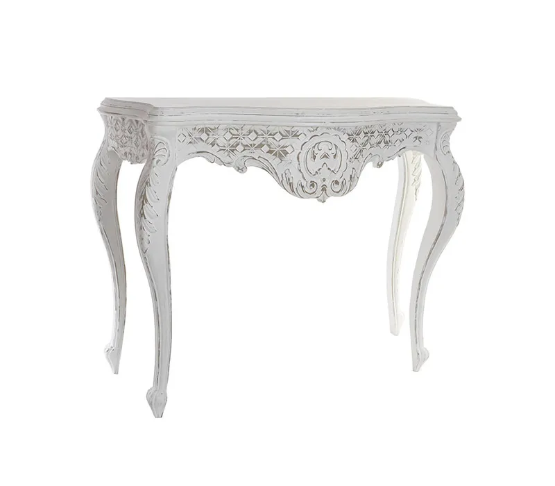 MOB051 CONSOLA BLANCO ENVEJECIDO