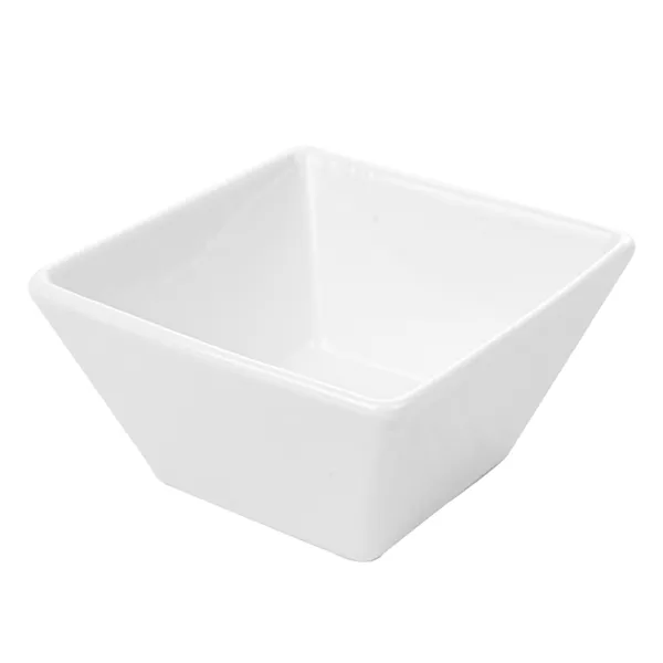 MEN104 SALSERA CERAMICA BLANCA CUADRADA