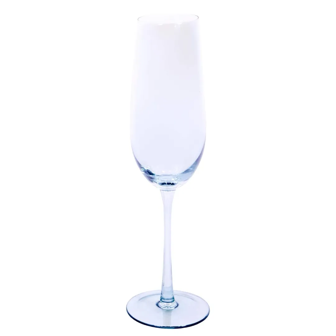 MEN045 COPA DE CAVA AZUL MODELO "MÓNACO"