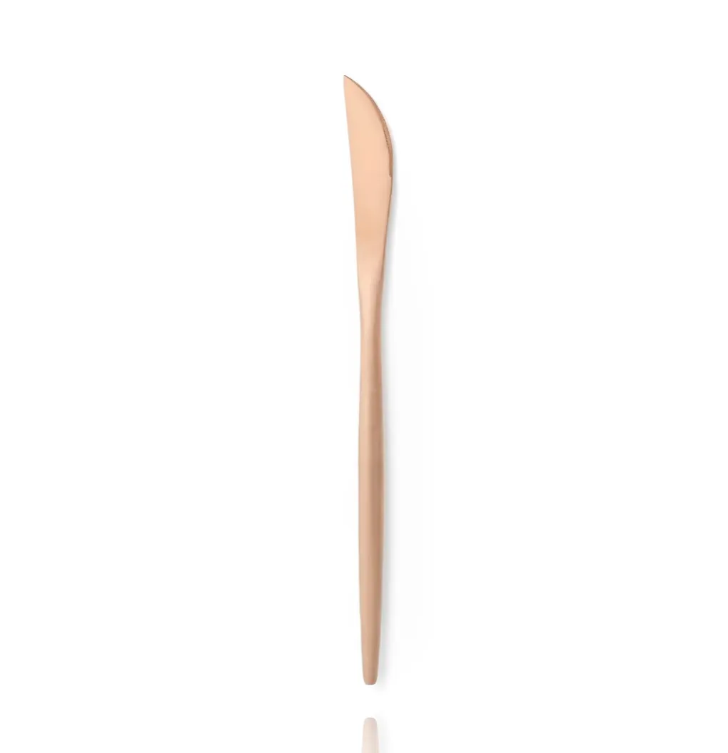 MEN082 CUCHILLO ELEGANCE ORO ROSA 