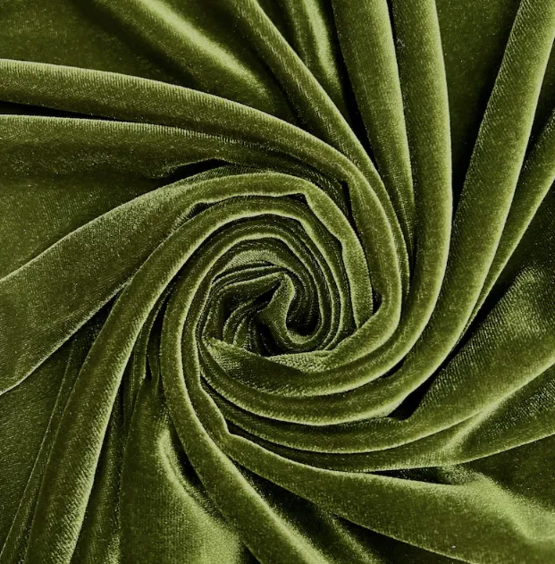 TELA TERCIOPELO GREEN OLIVE 1,5x3