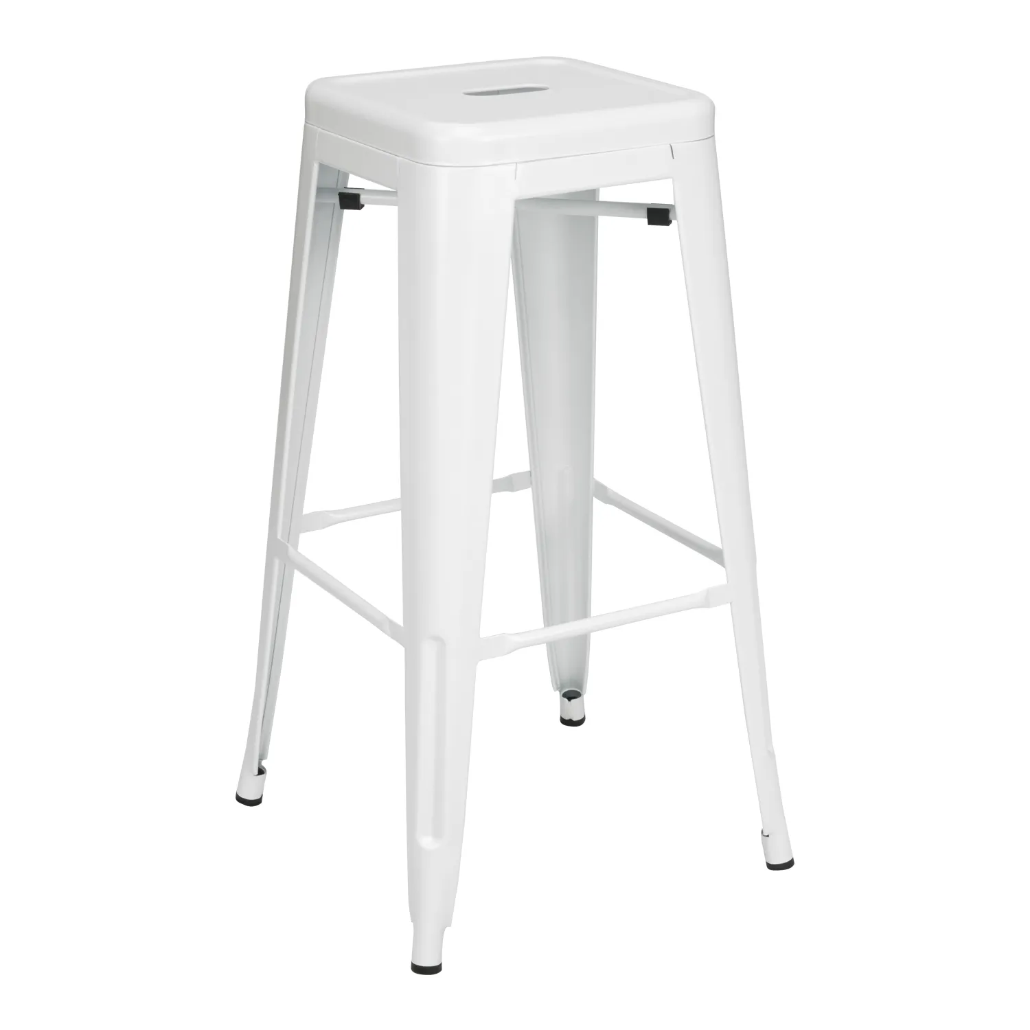 SILL016 TABURETE METAL COLOR BLANCO