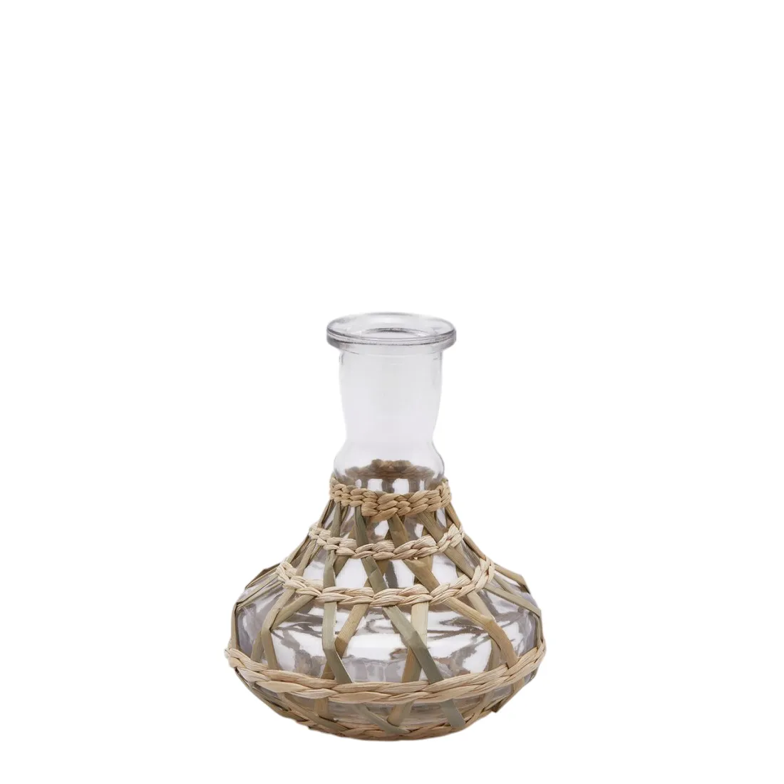 BOTELLA GRANDE MODELO MIMBRE TRANSPARENTE