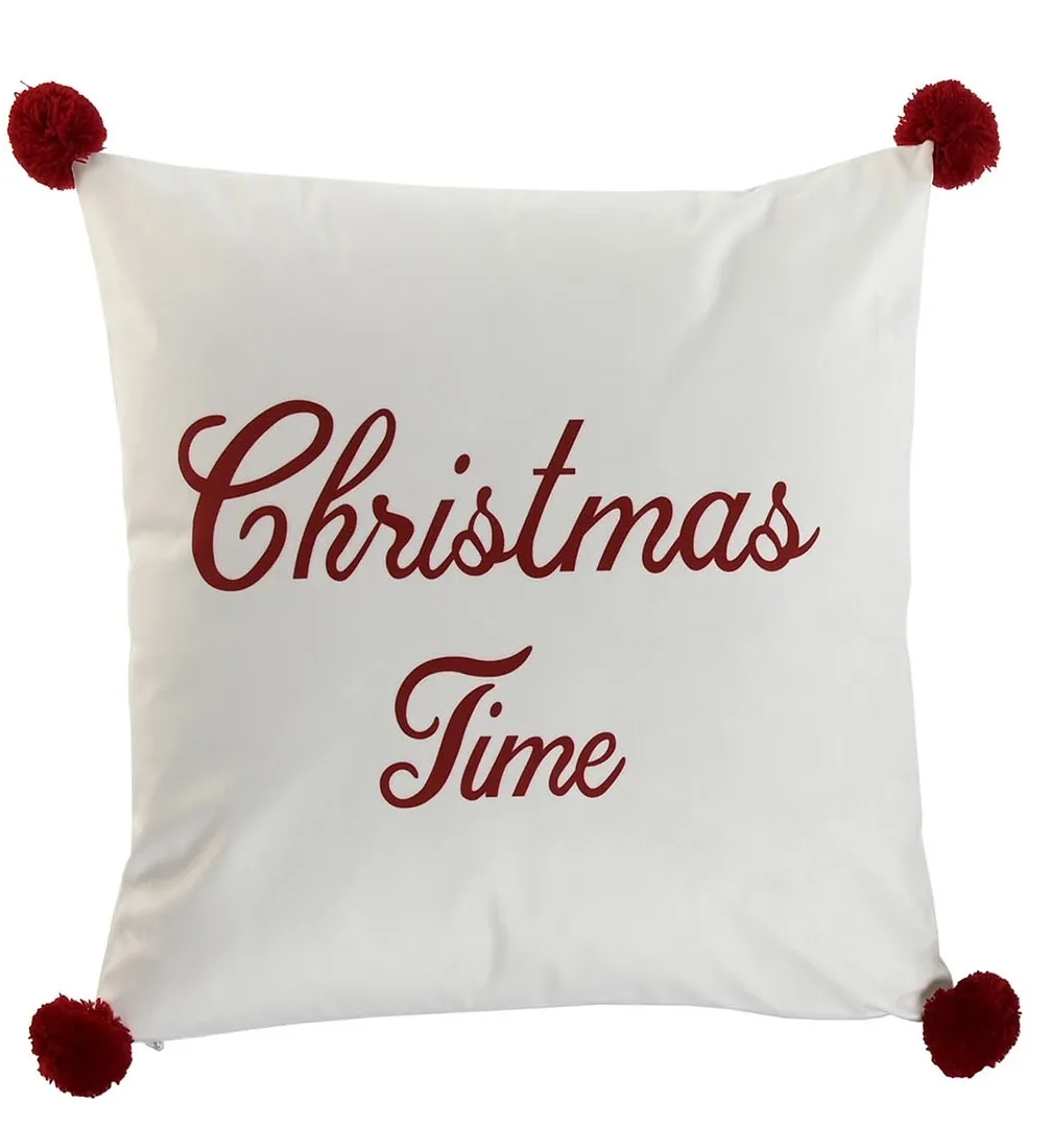 NAV008 COJÍN NAVIDEÑO CHRISTMAS TIME 45X45