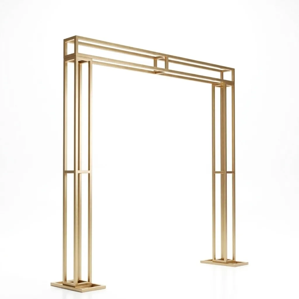 ARCO RECTANGULAR DORADO TAMAÑO GRANDE 300X400M