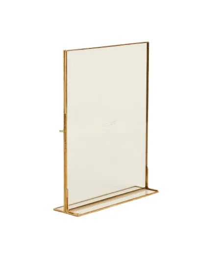 ATRE171 MESERO CRISTAL Y DORADO TAMAÑO GRANDE