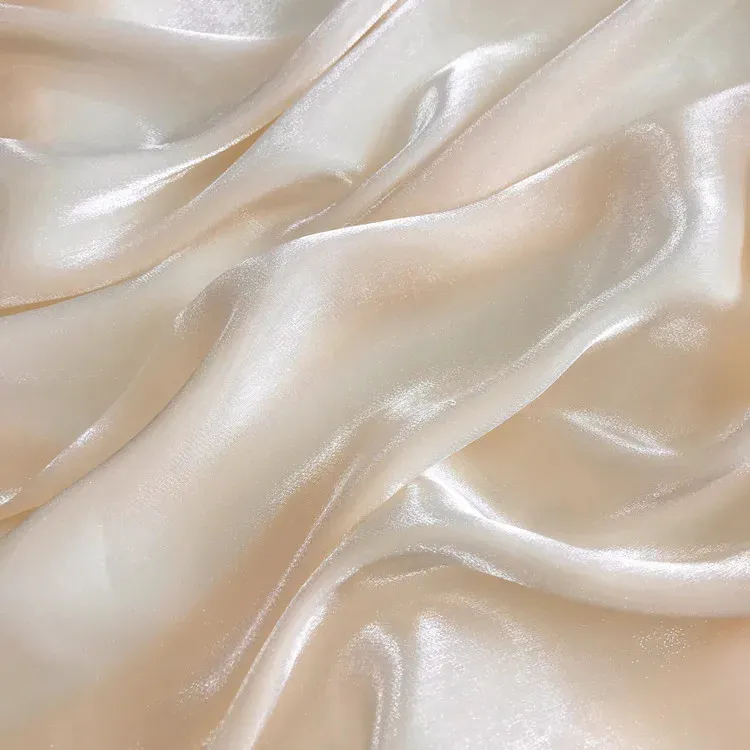 GASA DE SEDA COLOR CHAMPAGNE 5M 