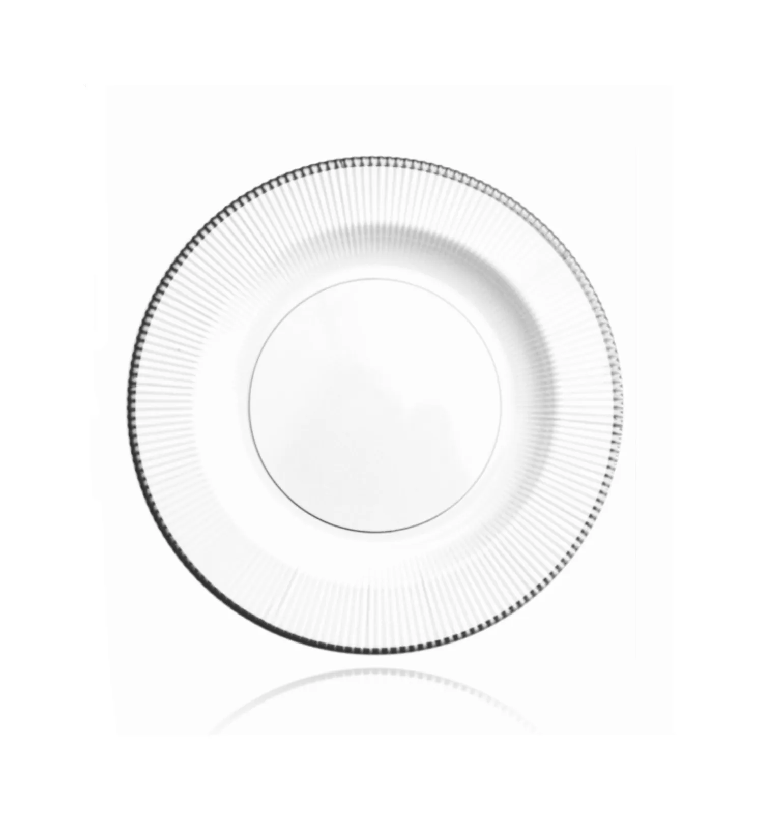 MEN007 PLATO PAN TALLADO FILO PLATEADO