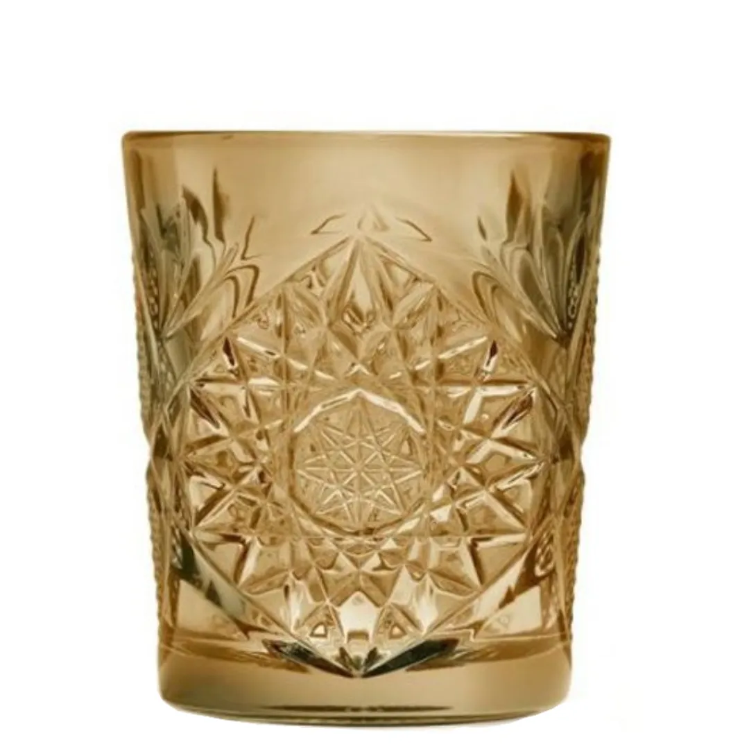 MEN048 VASO RETRO AMBAR