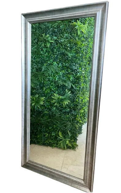 ESPEJO MEDIANO COLOR PLATA 70X140CM