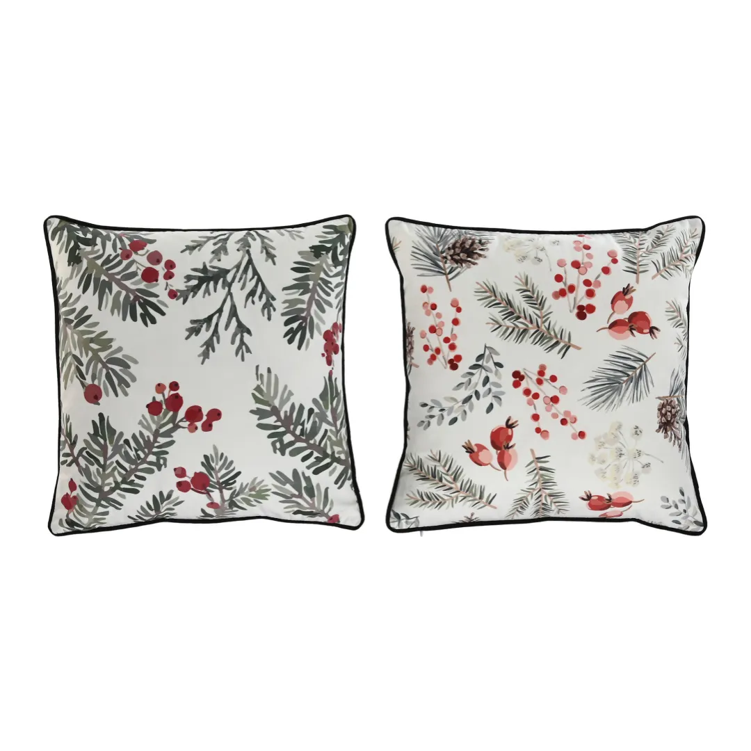 NAV007 COJÍN NAVIDEÑO ESTAMPADO SILVESTRE 45X45 (INDIVIDUAL)