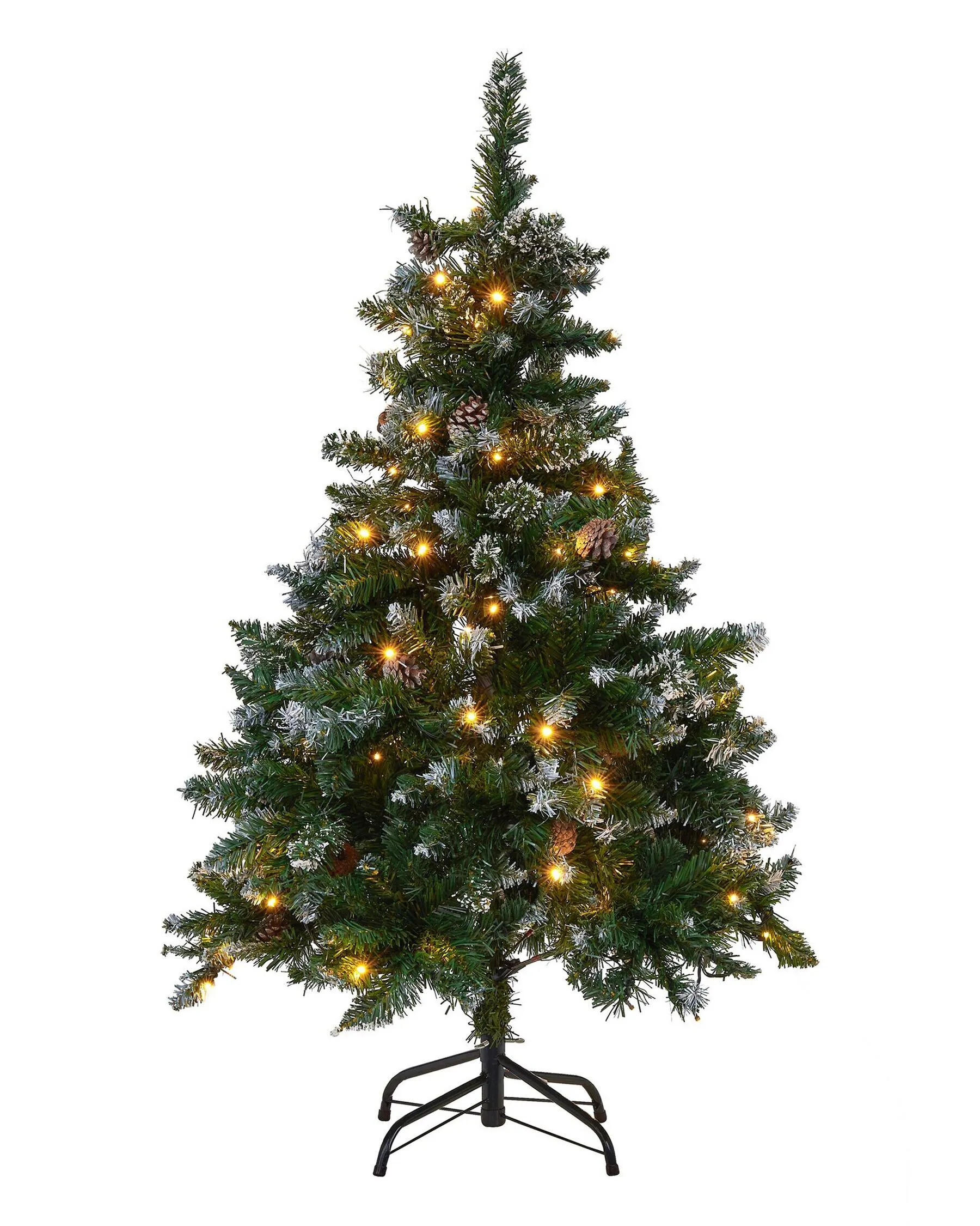 ATRE319 ÁRBOL DE NAVIDAD 210 CM + DECORACIÓN + ILUMINACIÓN 