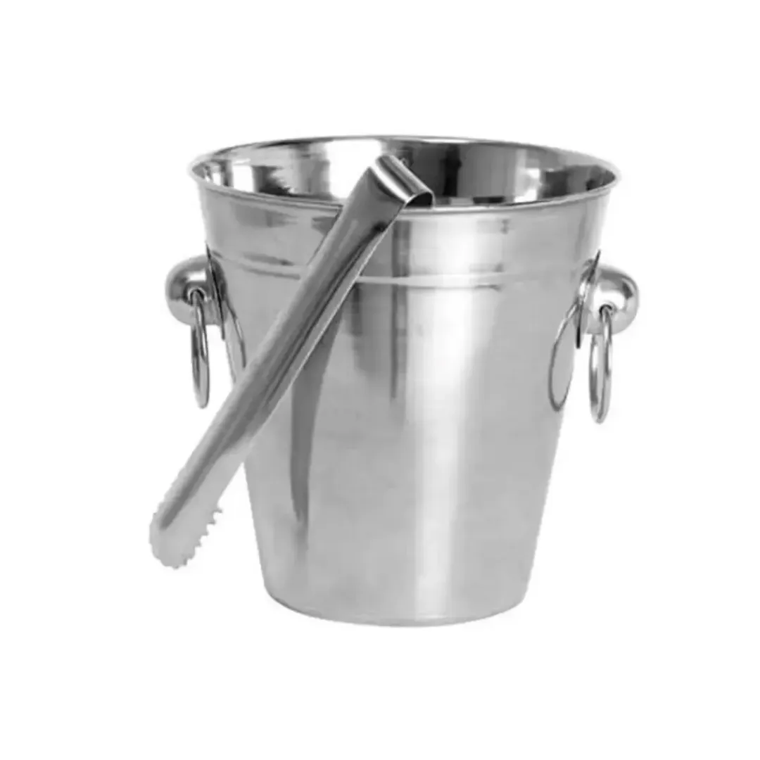 HIELERA + PINZAS PARA EL HIELO