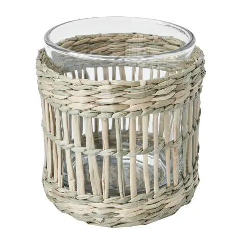 VASO MIMBRE DECORATIVO 