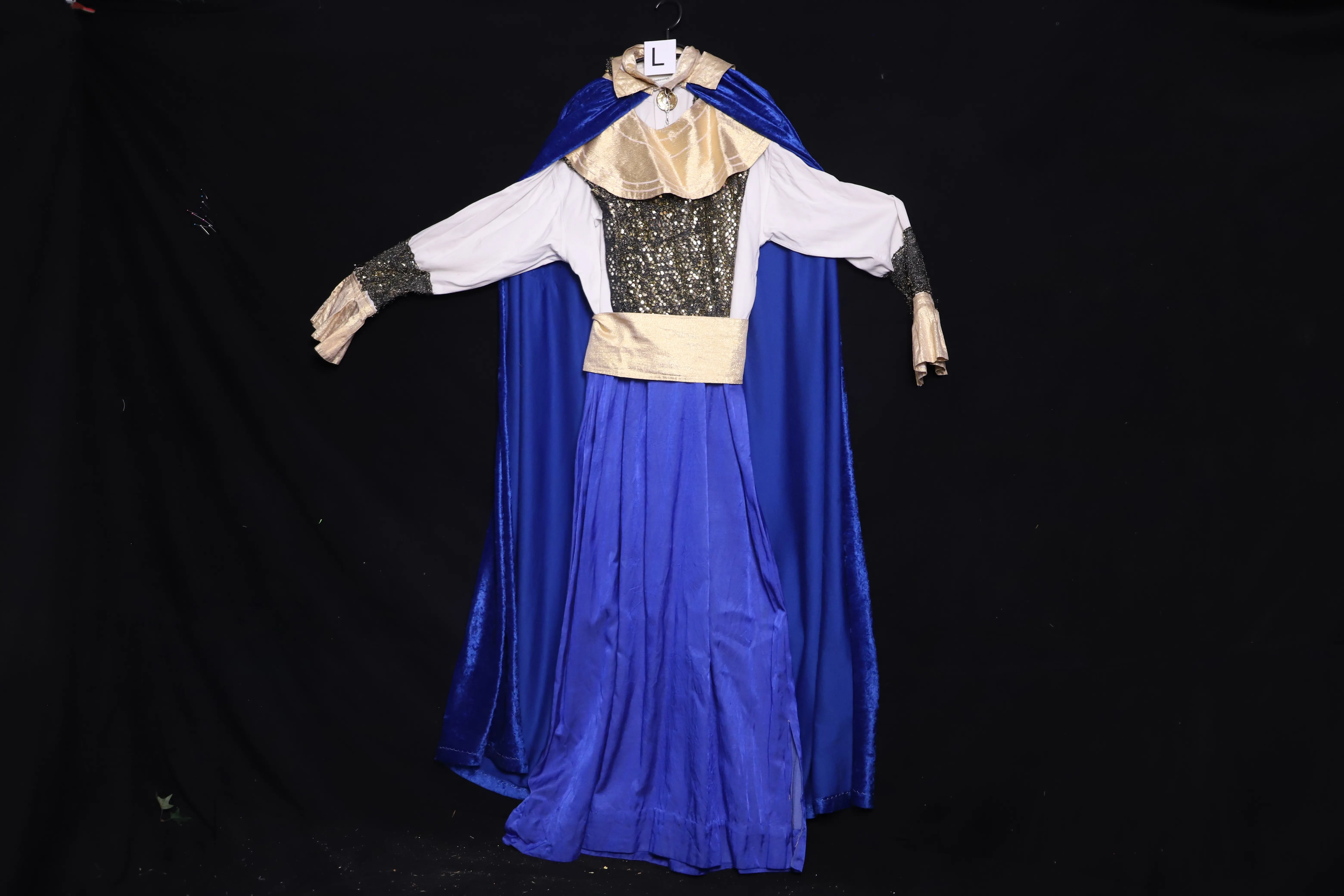 Verkleidung L mit Umhang, König ( L0650 )