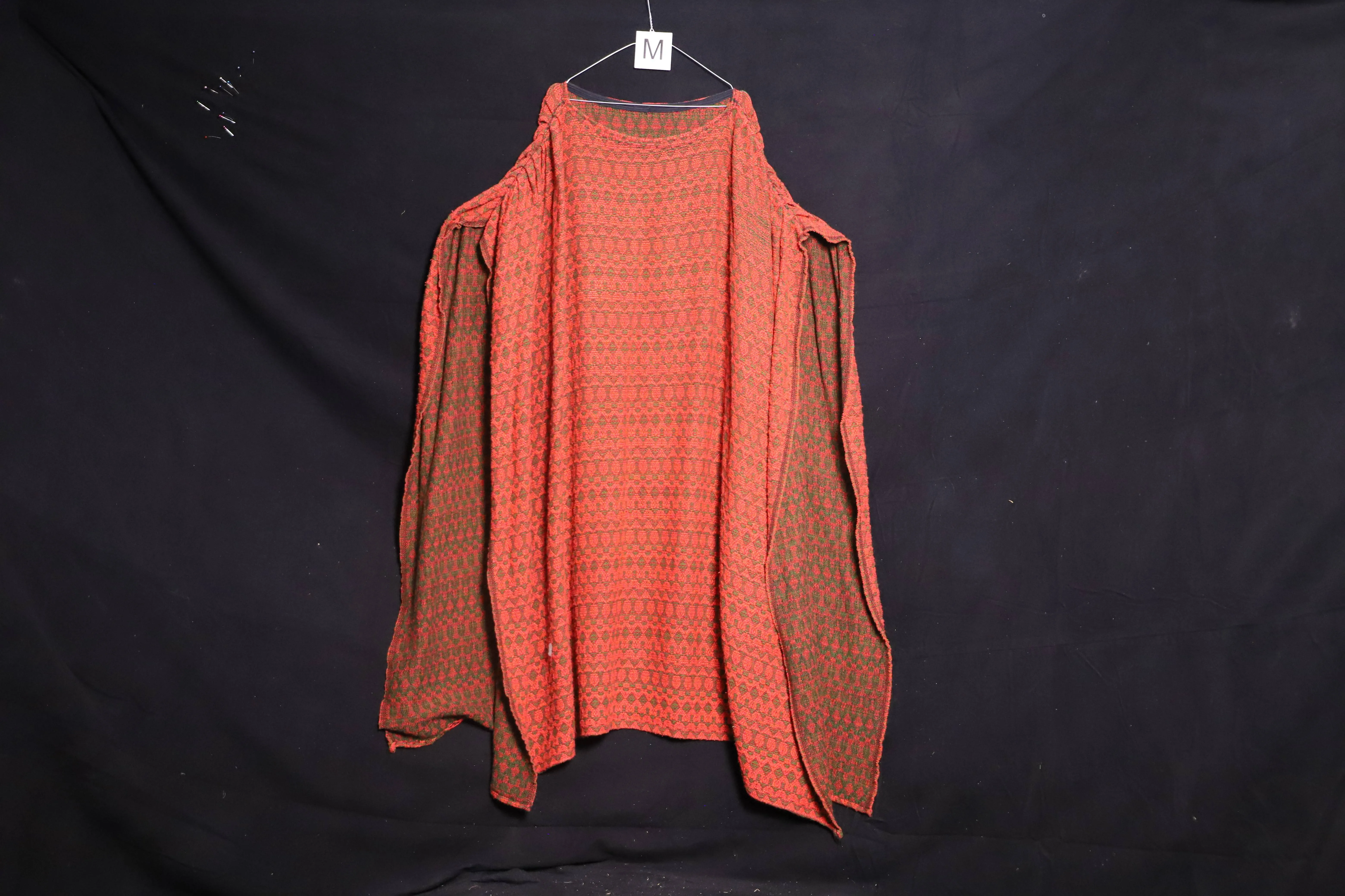 Test Umhang M, rot-braun (M0436)