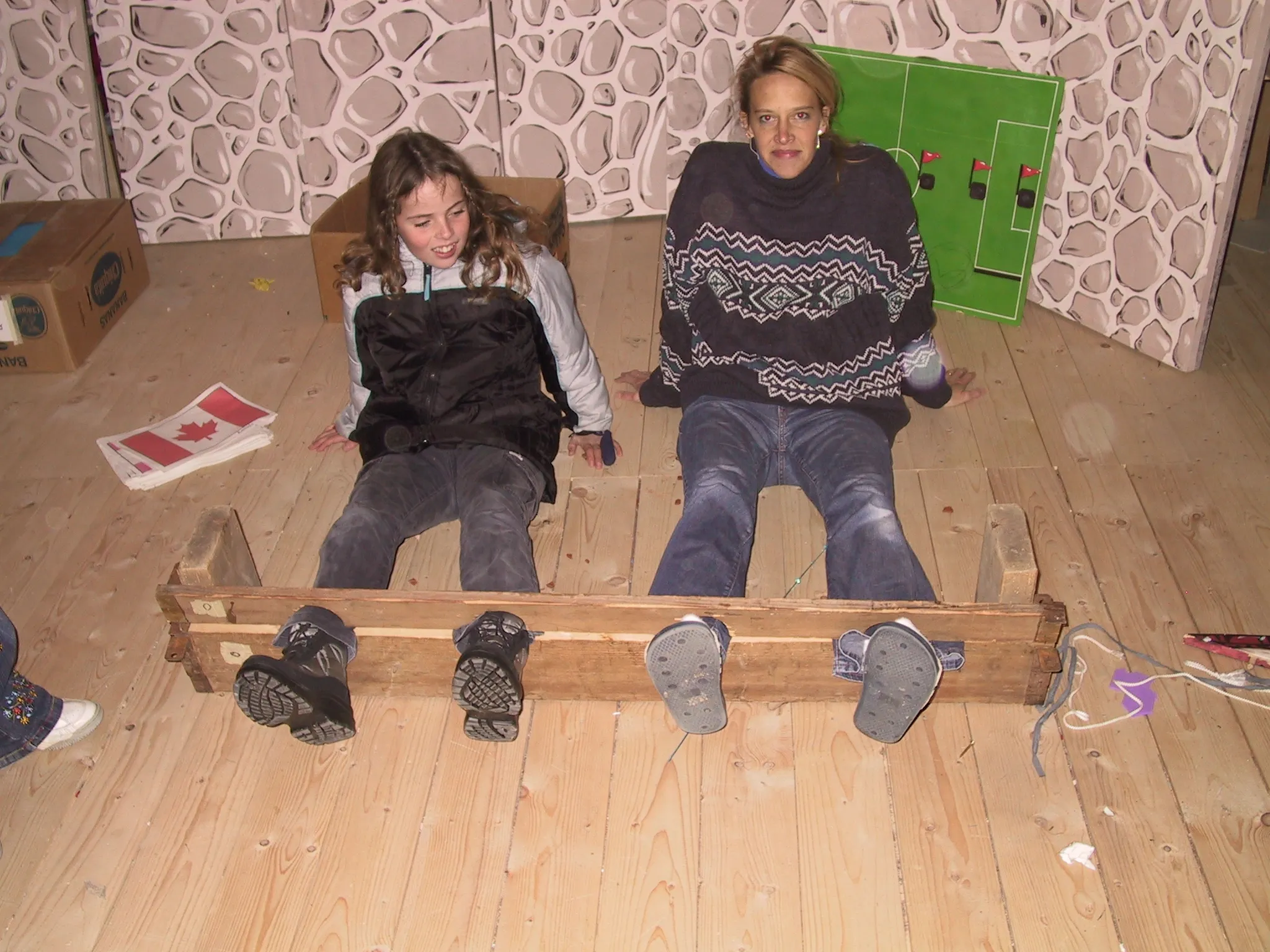 Gefängnis Block für Füsse