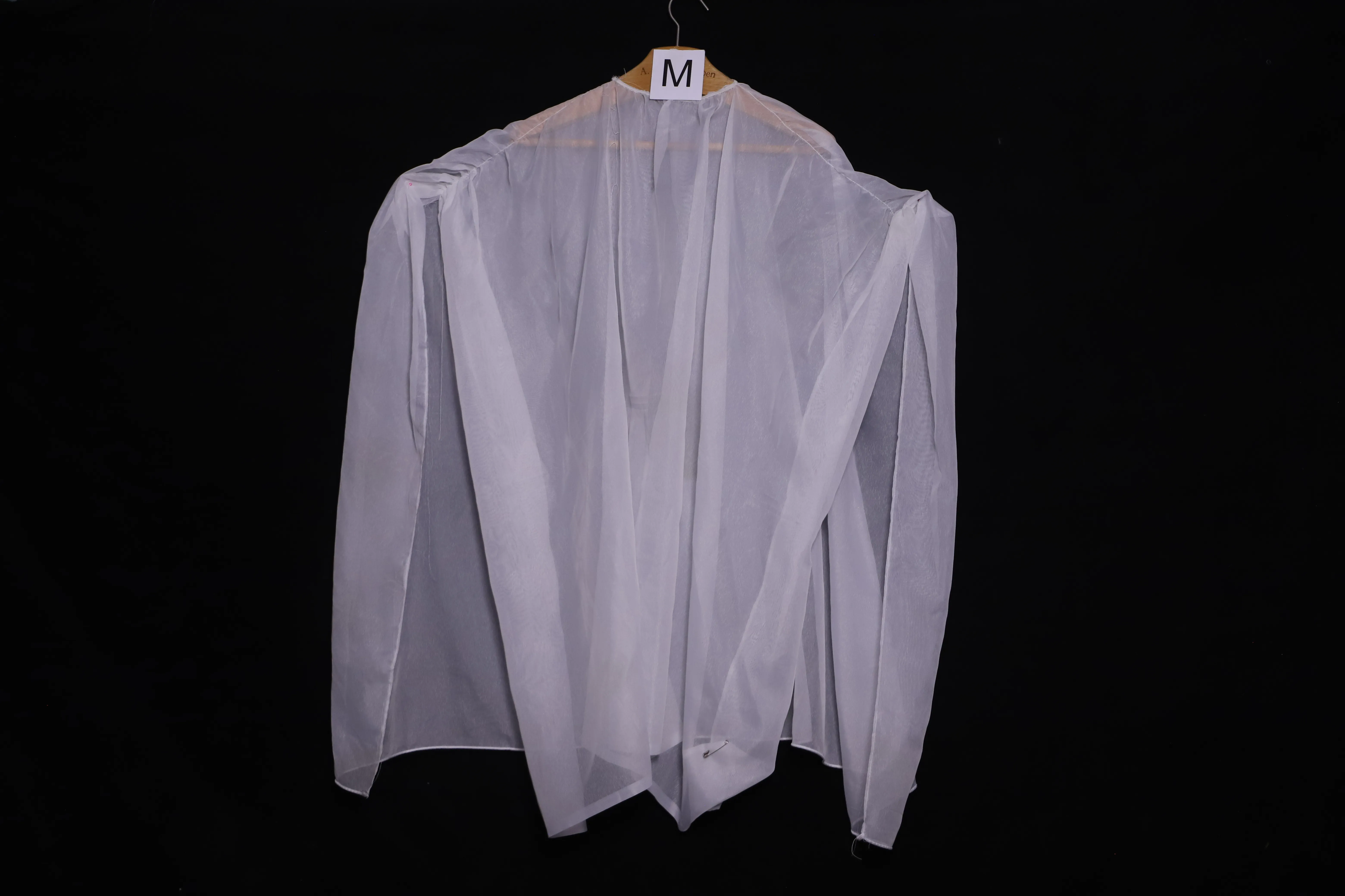 Umhang M Engel, durchsichtig-weiss ( M0176 )