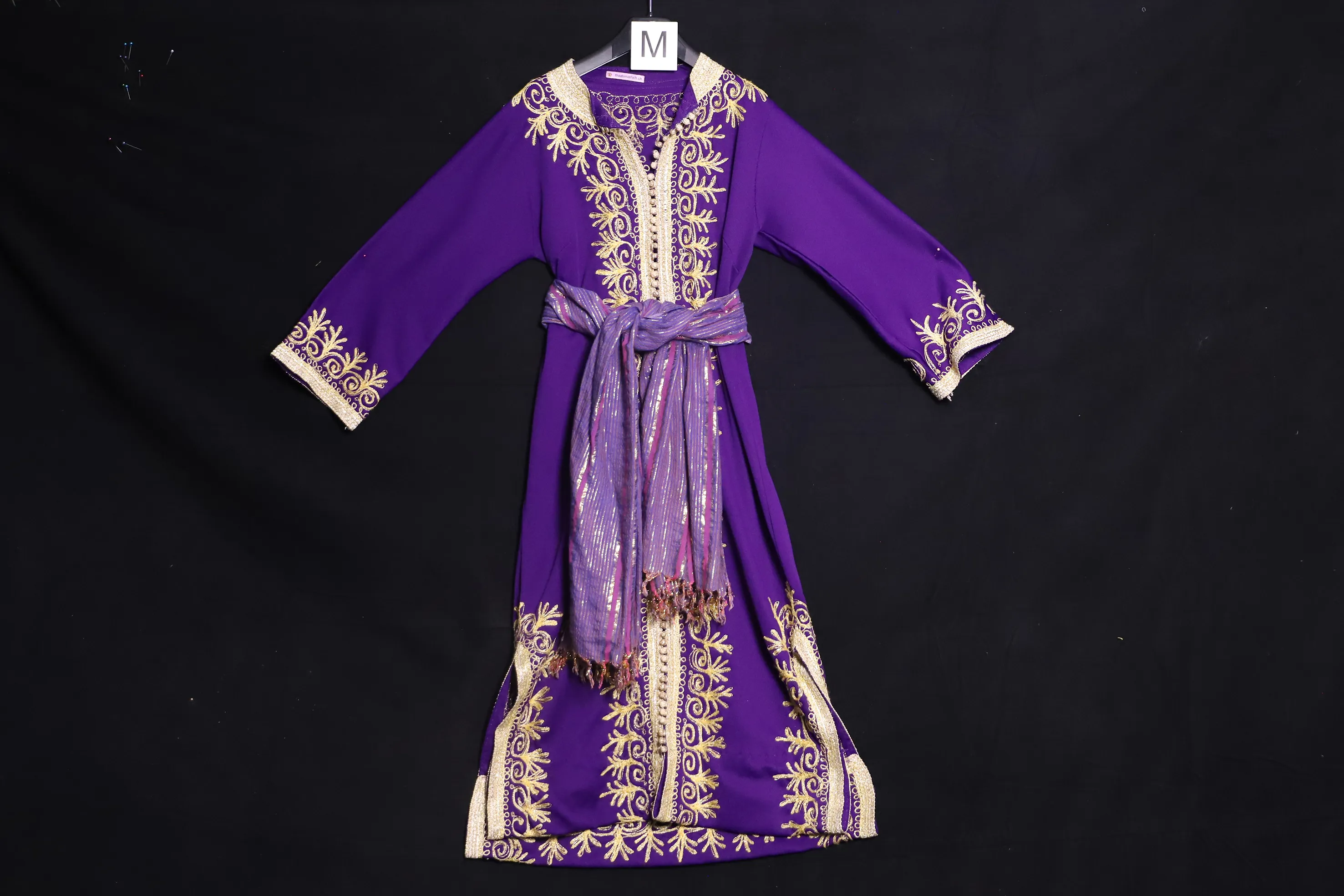 Verkleidung M, violett-gold ( M0510 )