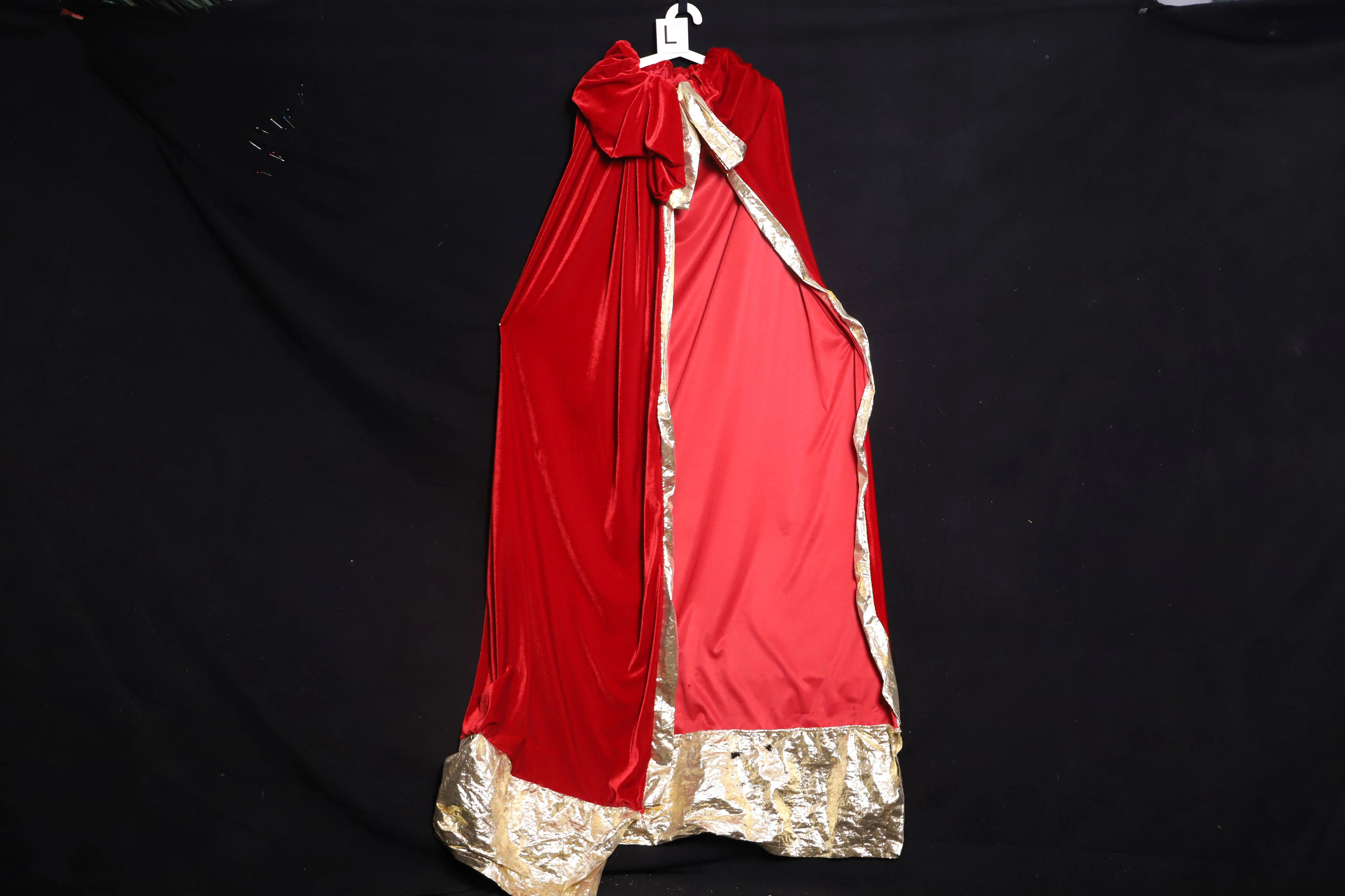 Test Umhang L, rot-gold (M0426)