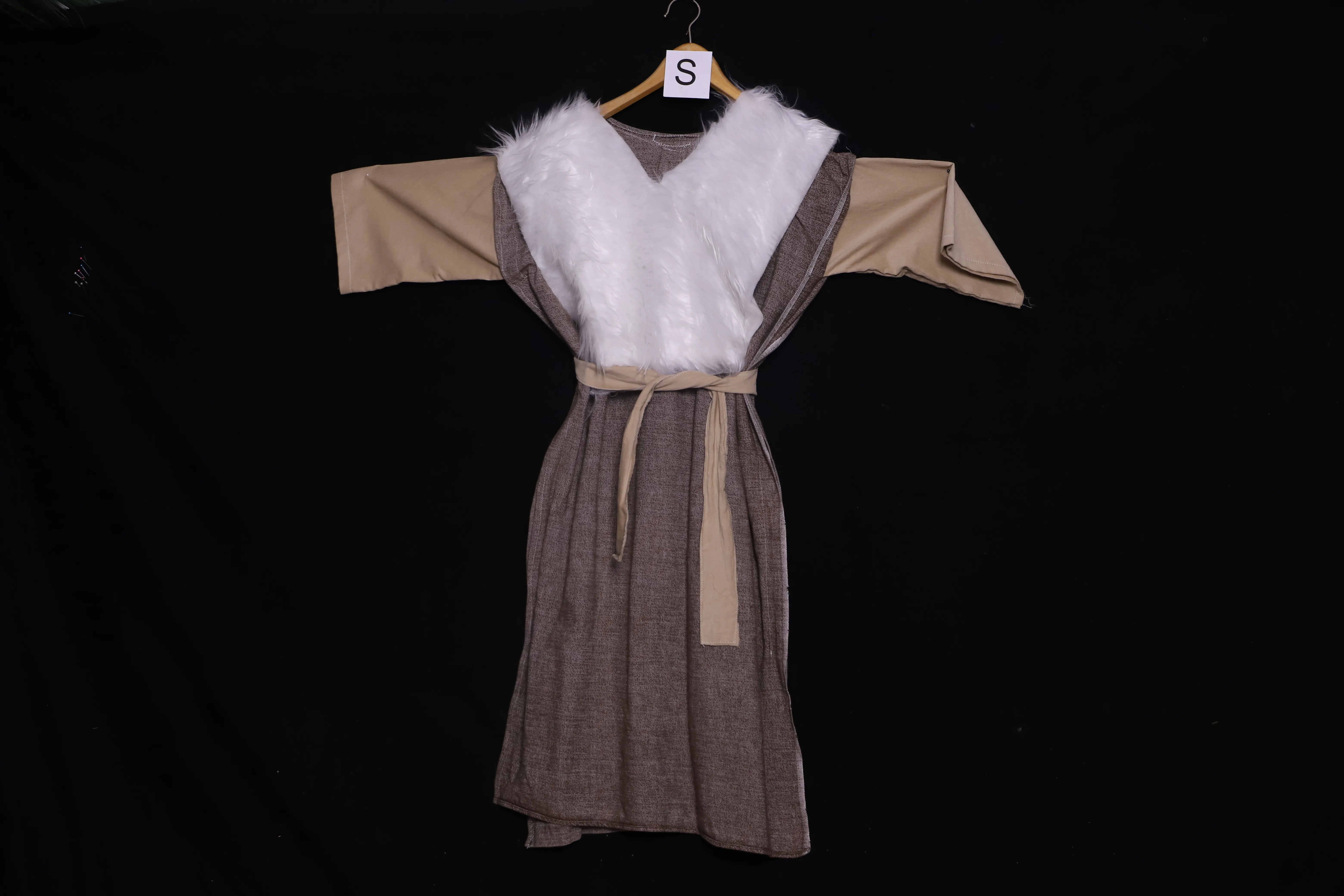 Verkleidung S mit Veste, braun-beige ( S0884 )