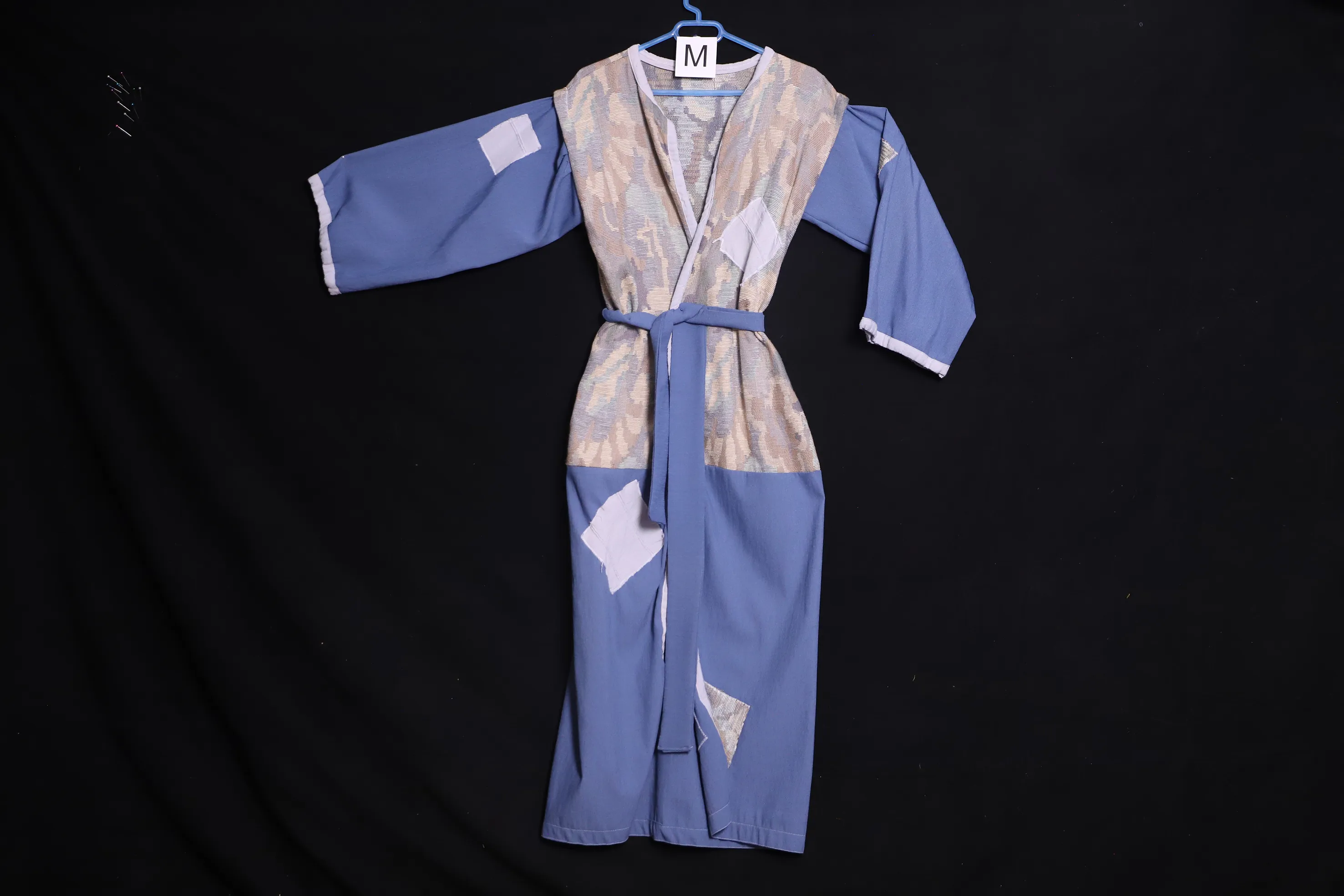 Verkleidung M, blau-beige ( M0628 )