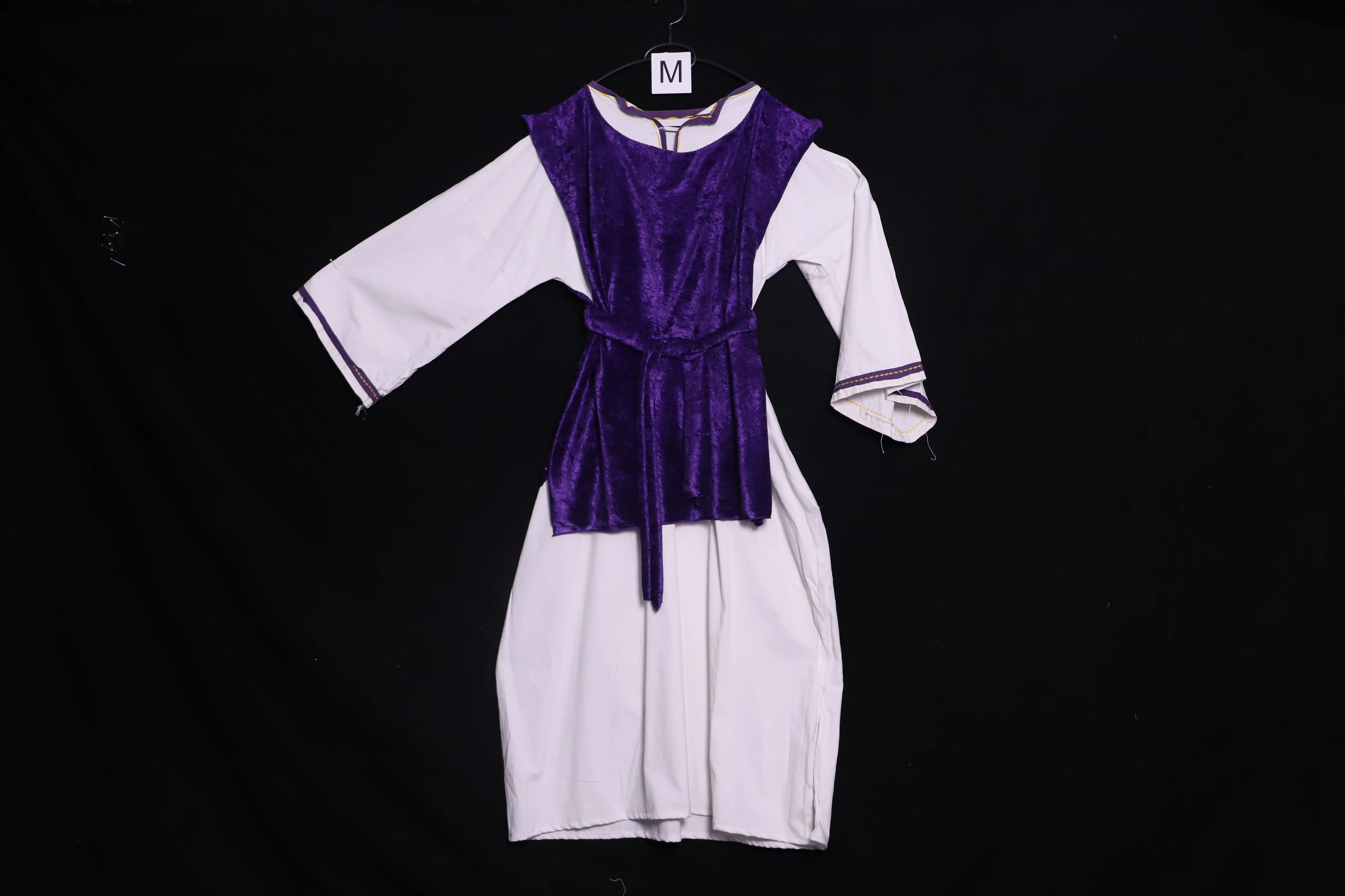 Verkleidung M, weiss-violett ( M0149 )