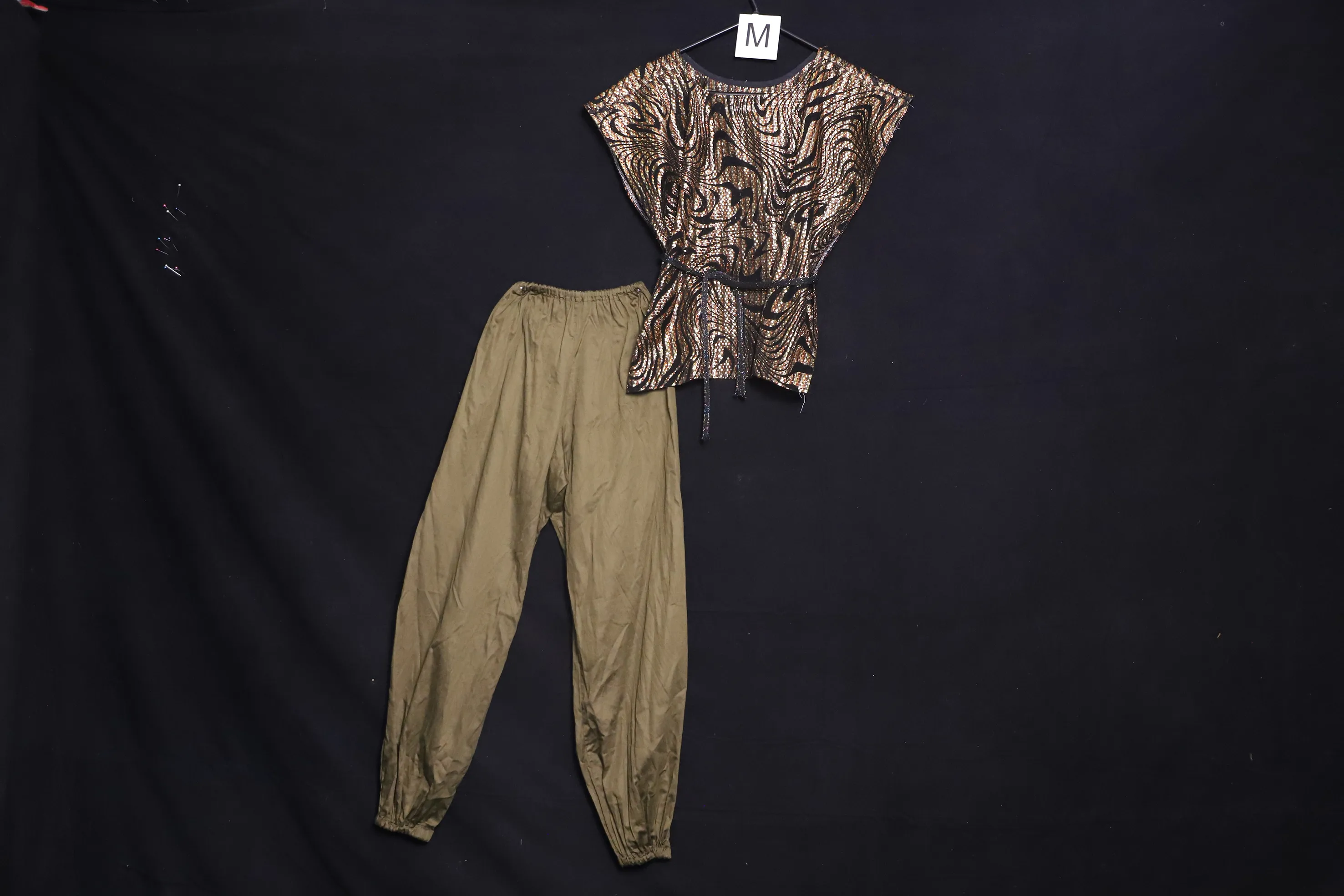 Verkleidung M, Diener gold ( M0330 )