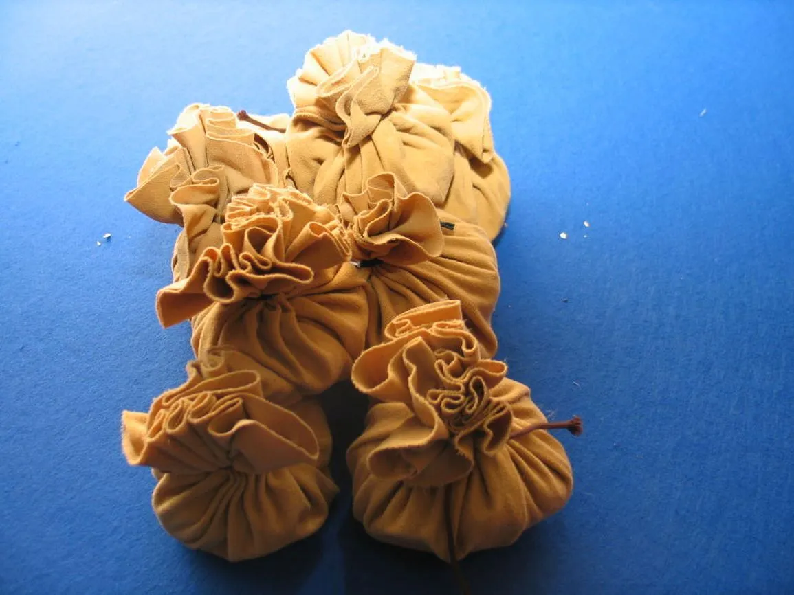 Geldbeutel braun und rot