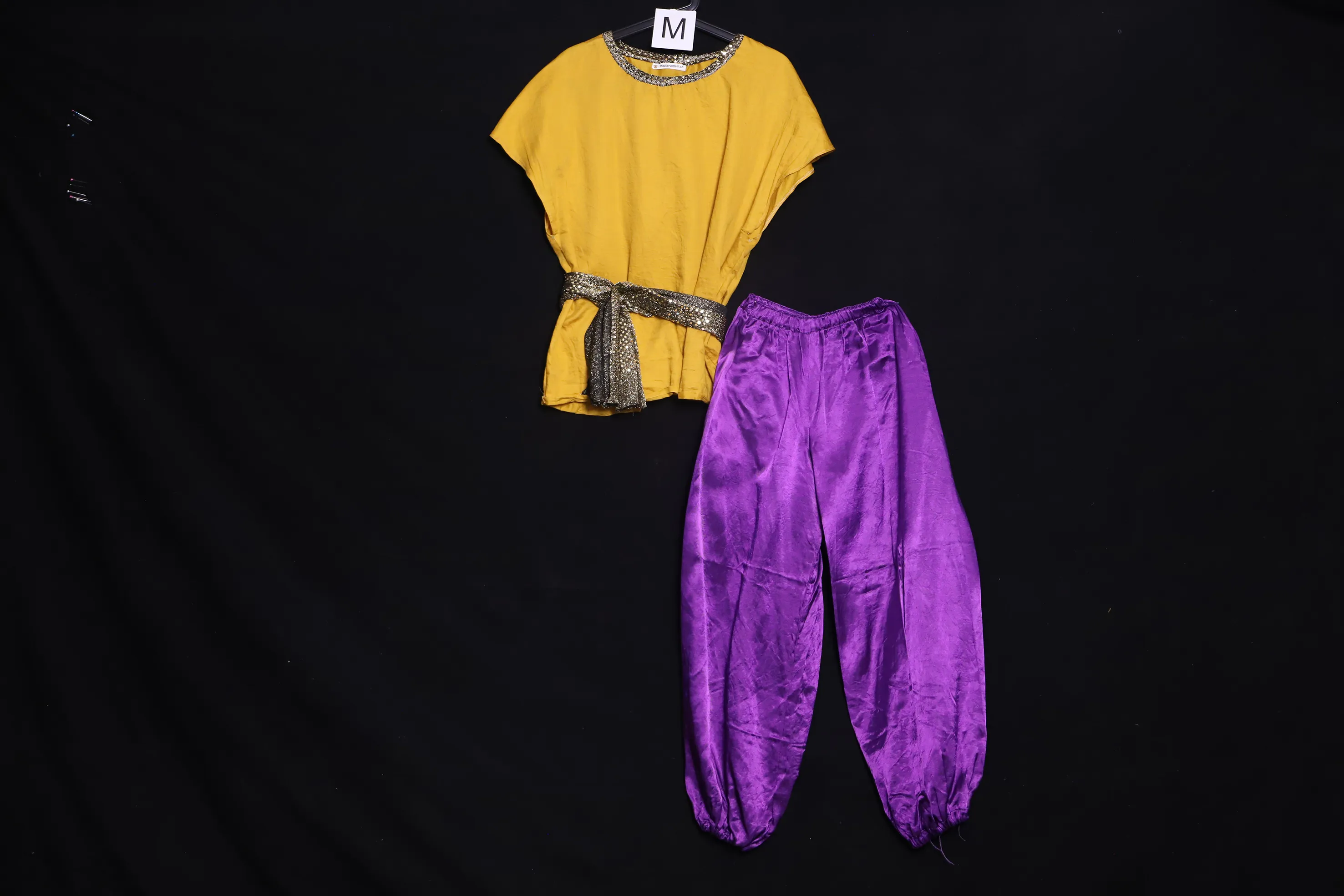 Verkleidung M, gelb-violett ( M0324 )