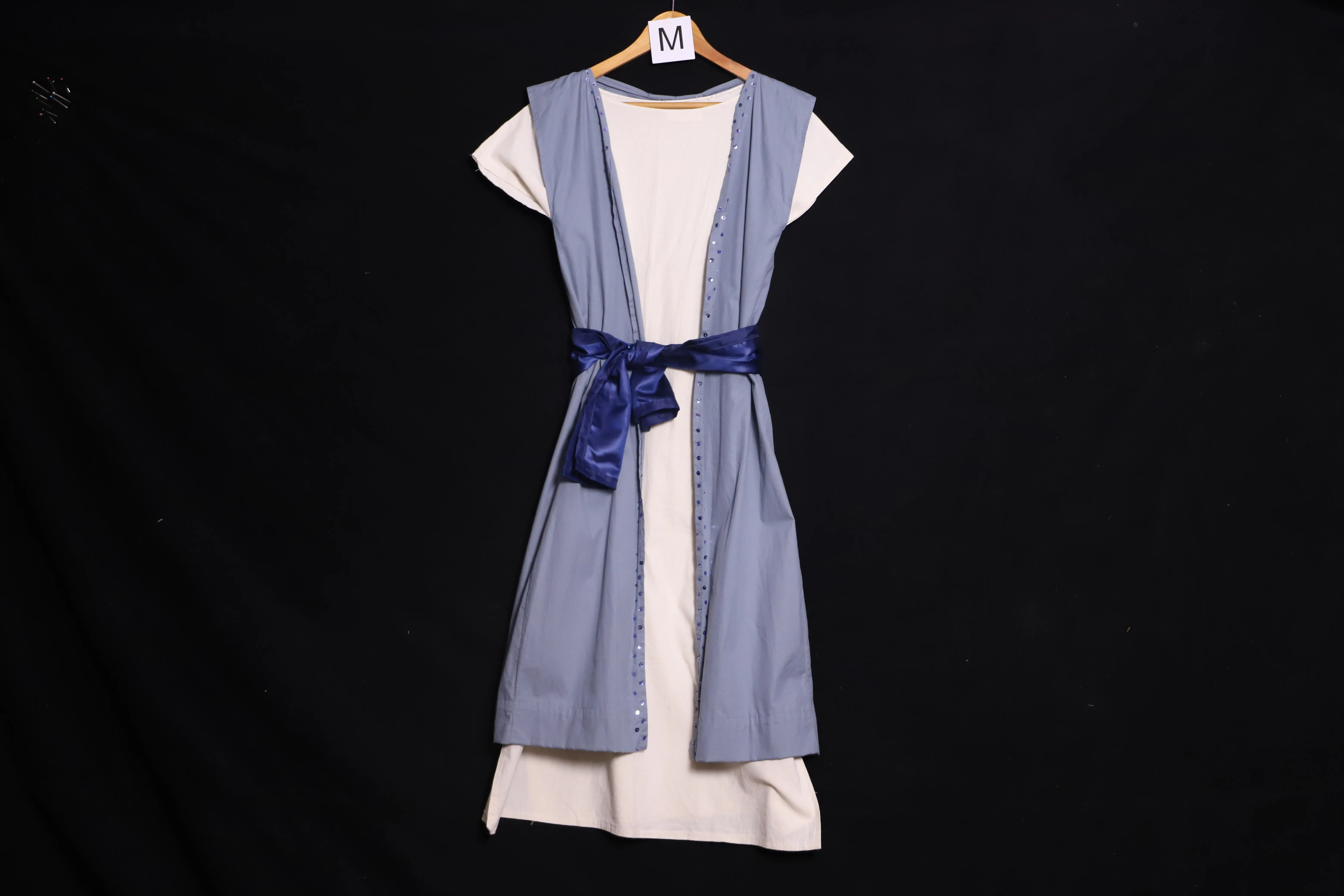 Verkleidung M, weiss-blau ( M0102 )