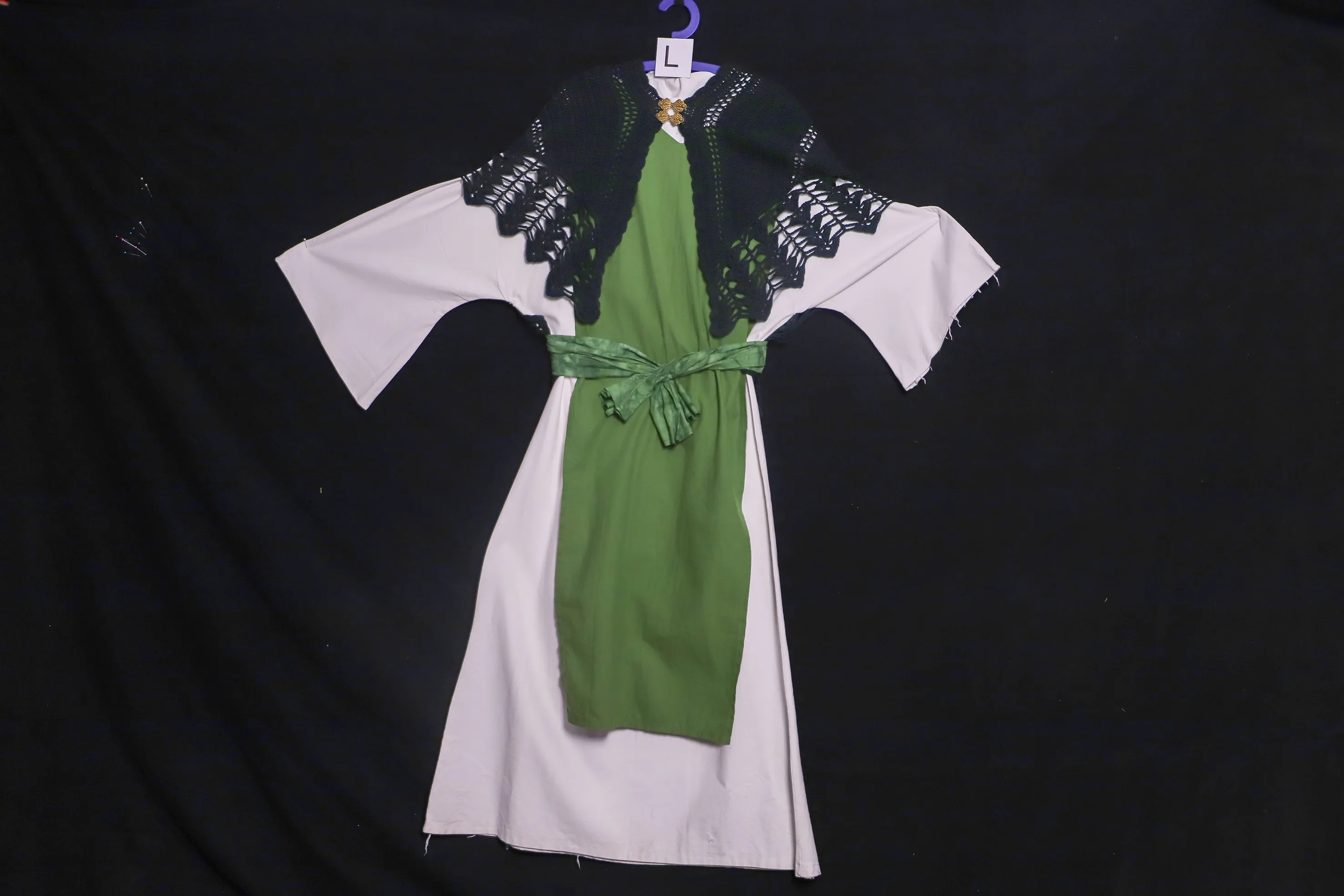 Verkleidung L, weiss-grün ( L0157 )