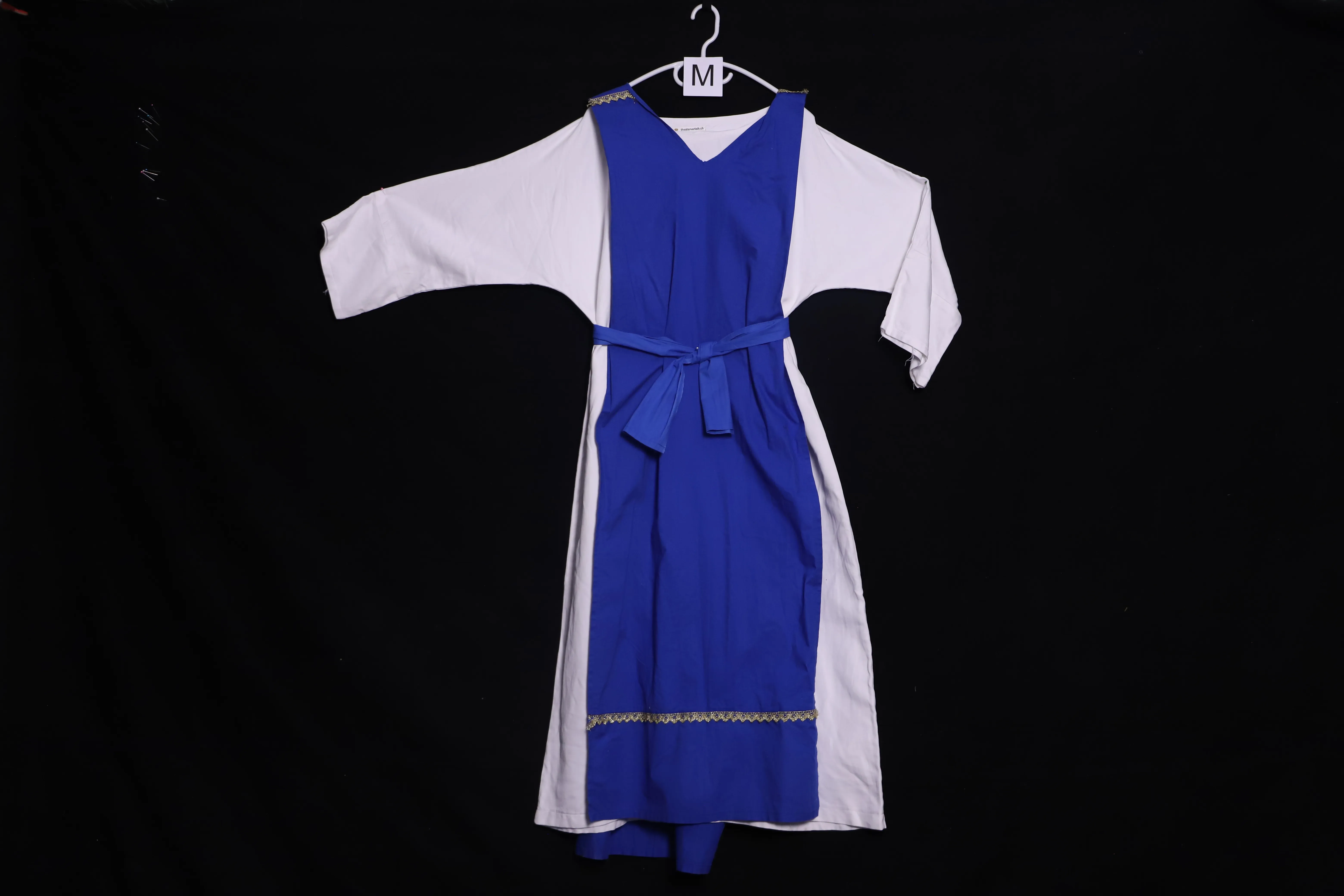 Verkleidung M, weiss-blau ( M0123 )