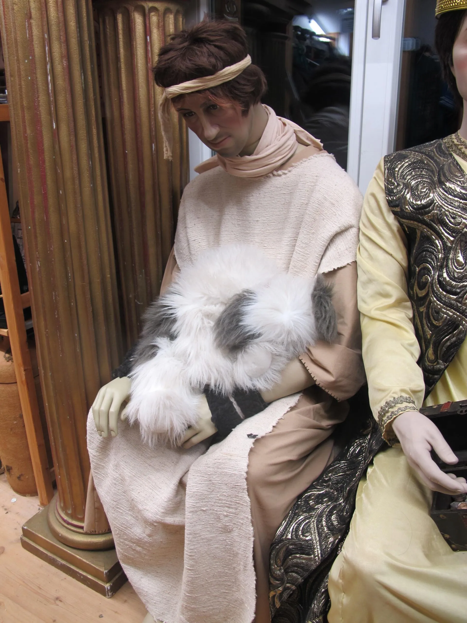 Schaufenster Puppe Hirt