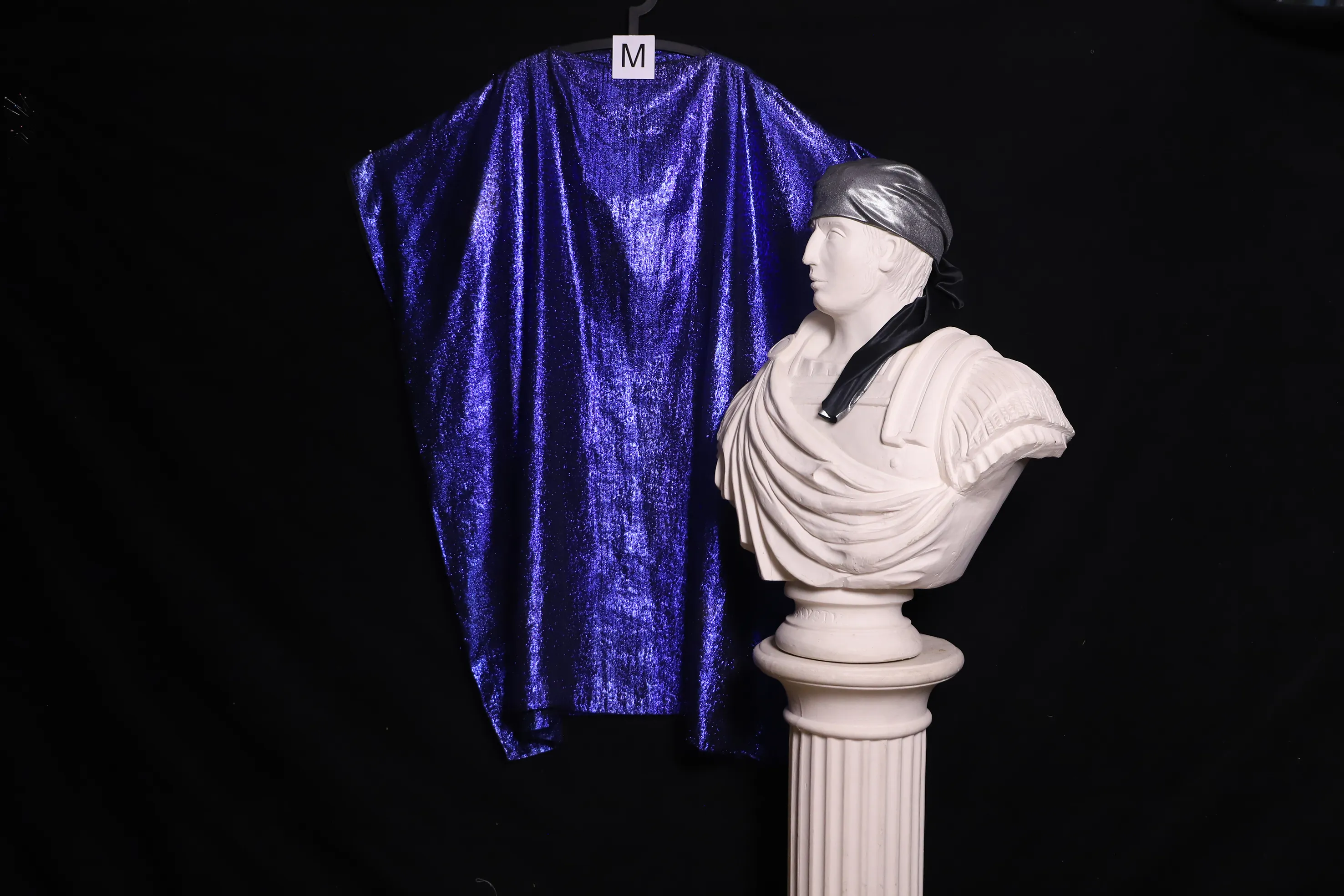 Verkleidung M mit Kopfbedeckung, blau ( M0615 )