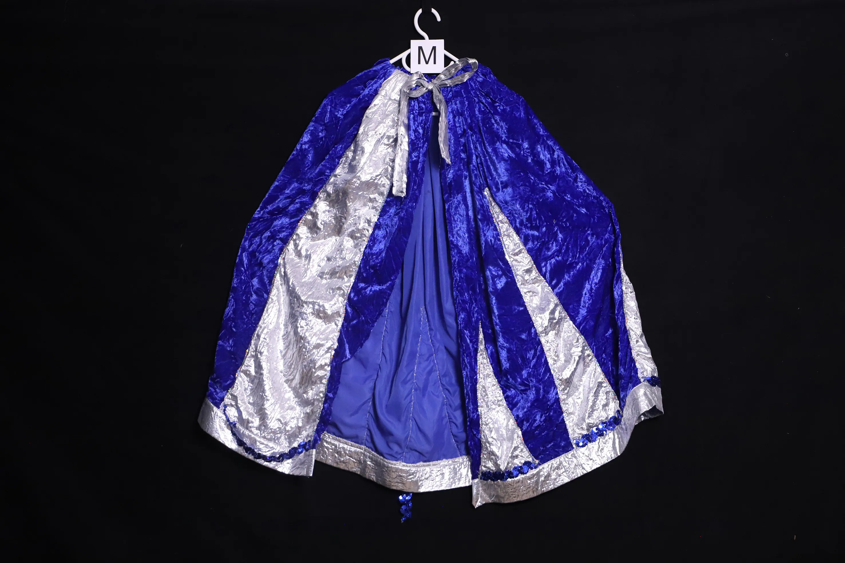 Umhang M, blau-silber ( M0608 )