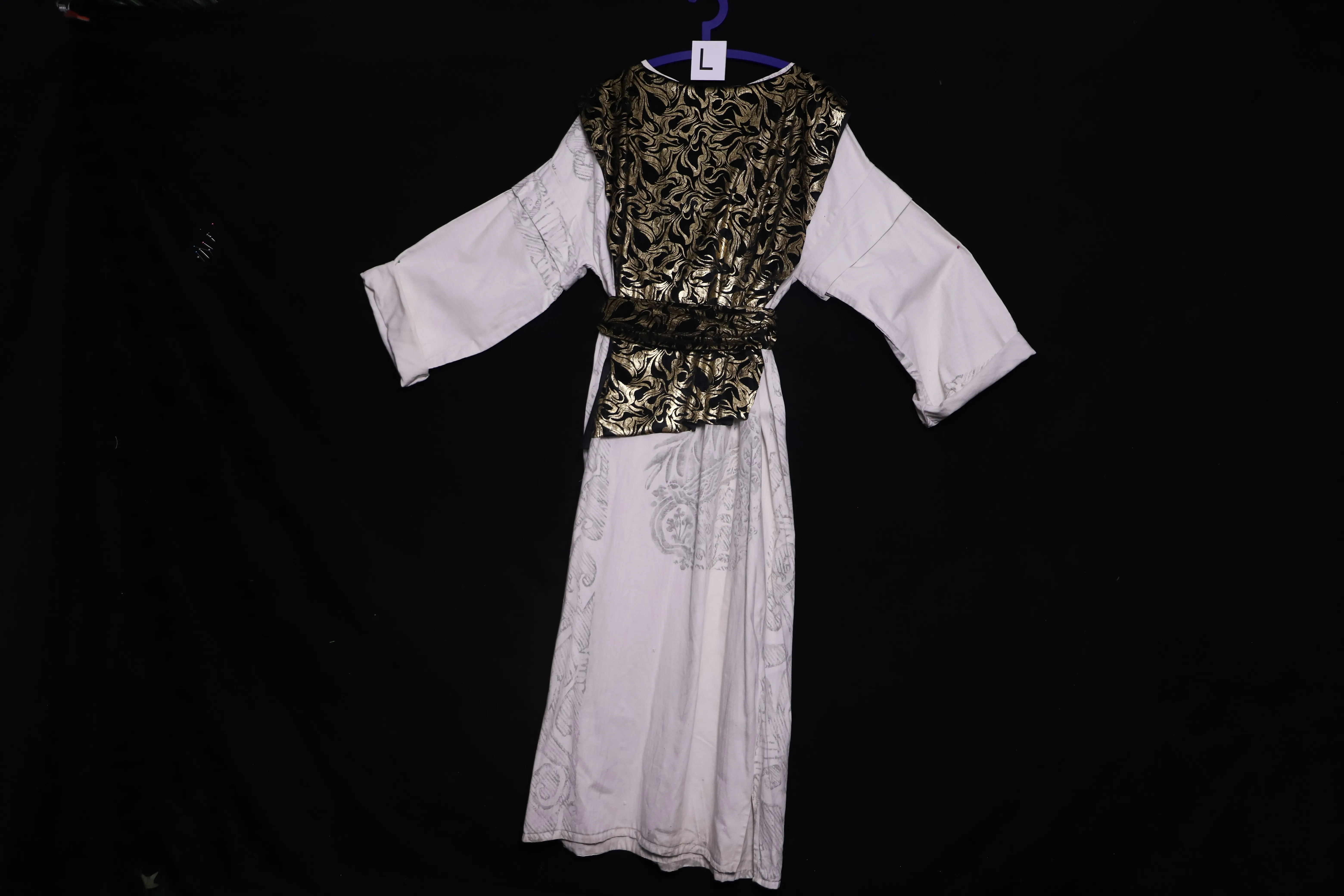 Verkleidung L, weiss-gold ( L0170 )