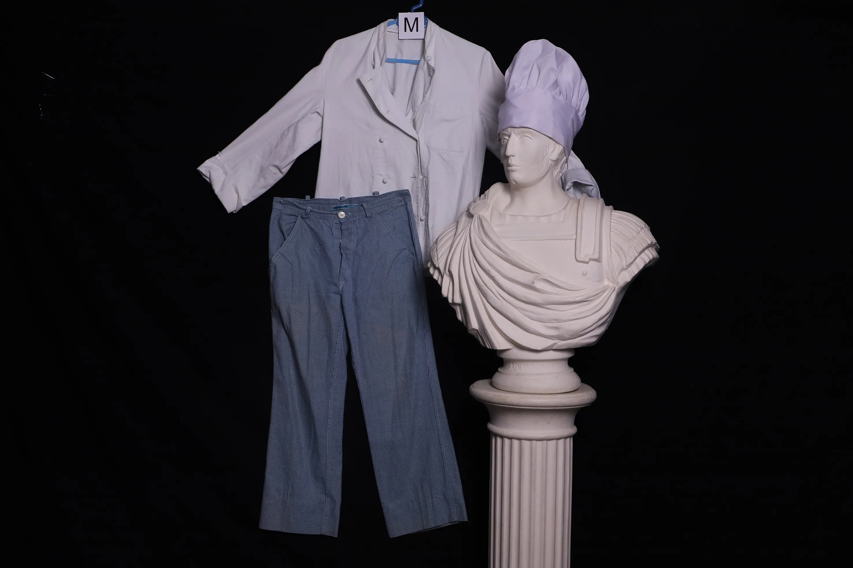 Verkleidung M mit Kopfbedeckung, Koch ( M0134 )