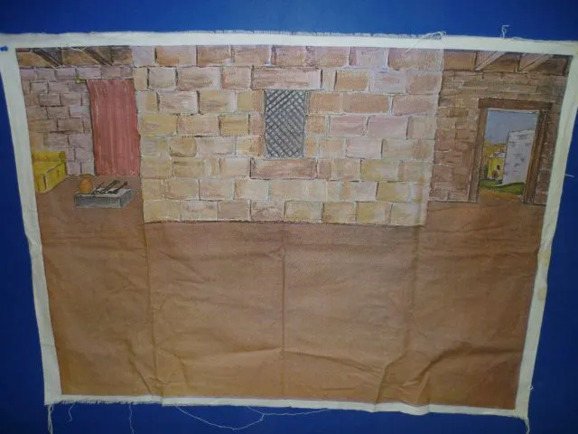 Tuch Flanell grün gross