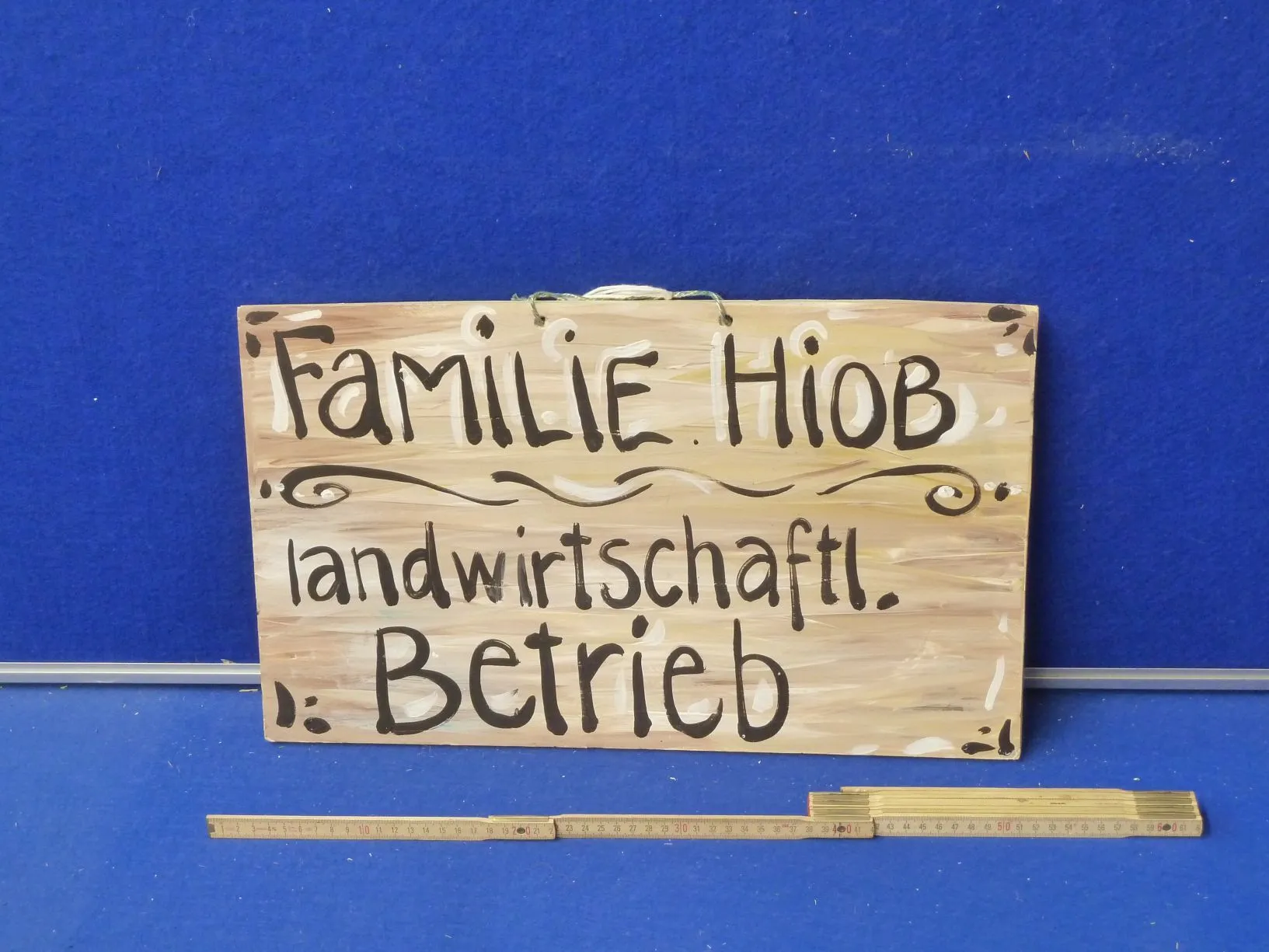 Orts Tafel Familie Hiob 