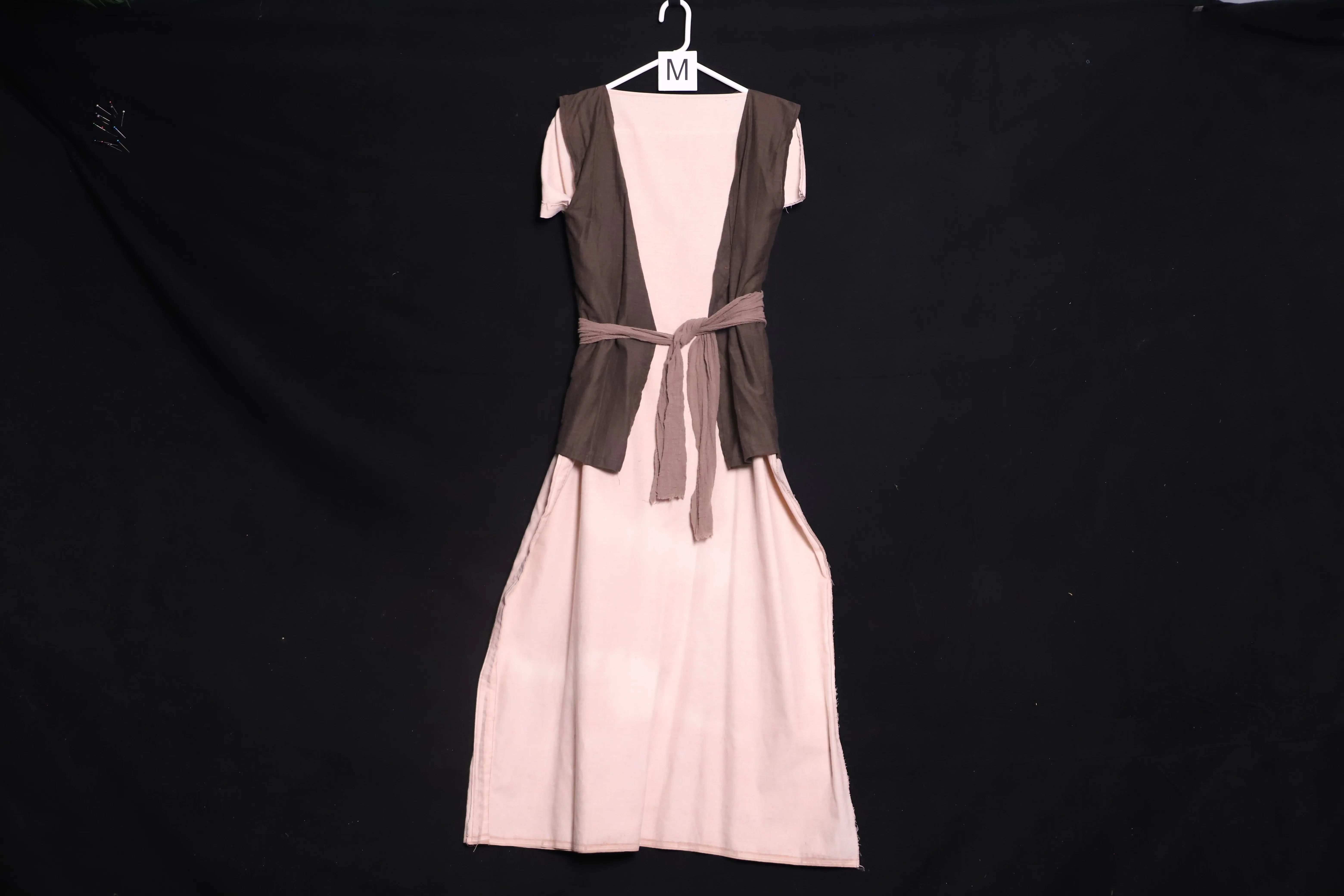 Verkleidung M mit Veste, braun-beige ( M0820 )