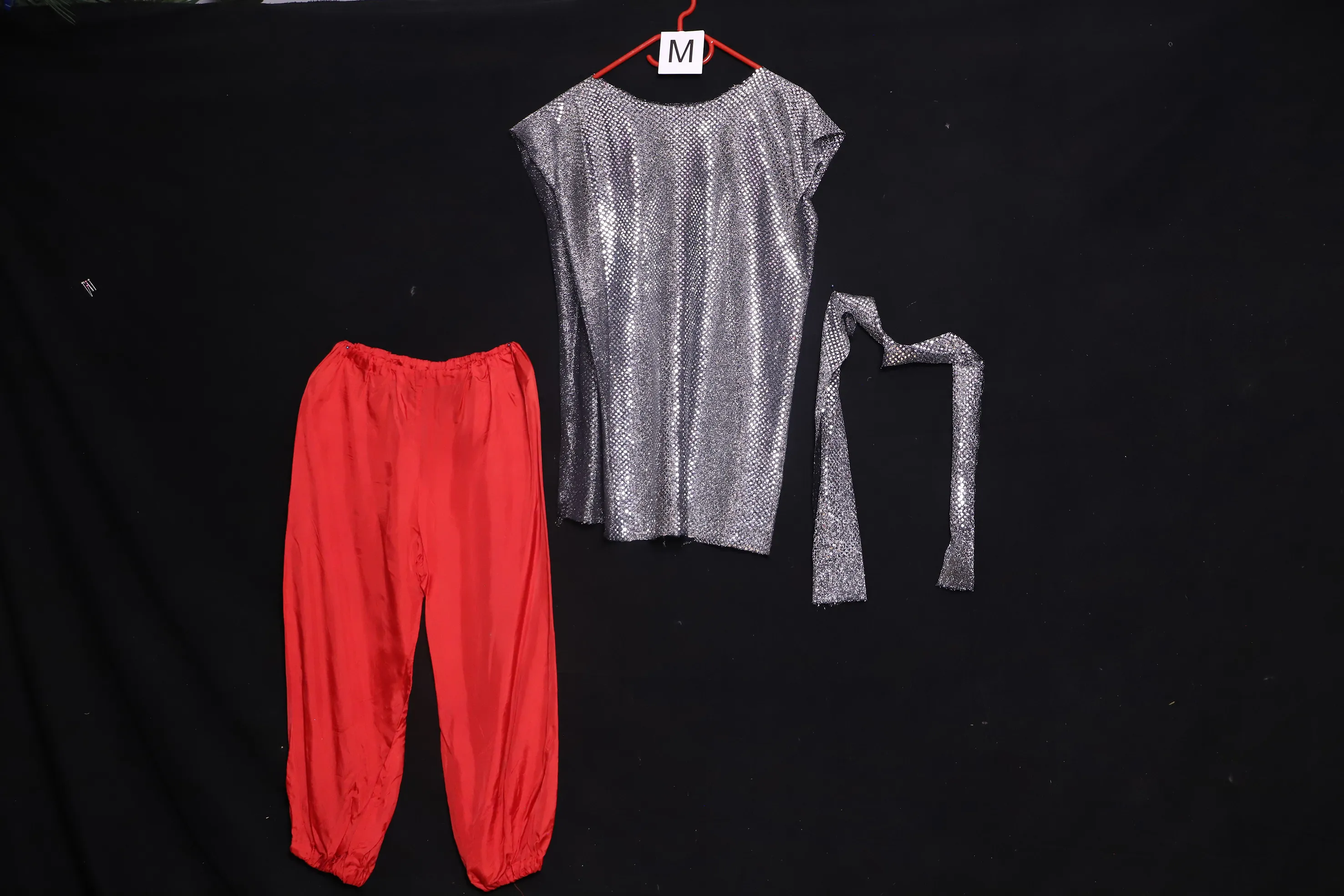 Verkleidung M, silber-rot ( M0221 )