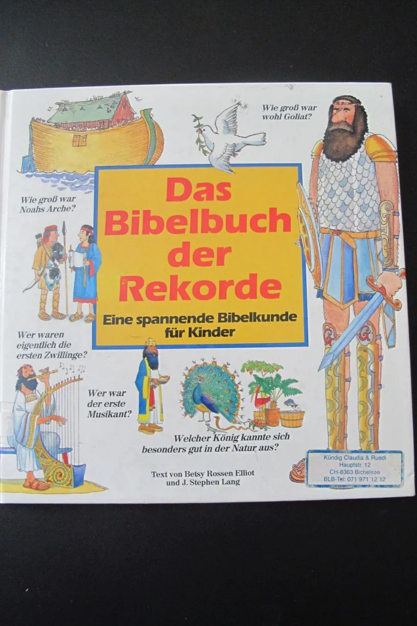 Bibel Rekorde Buch