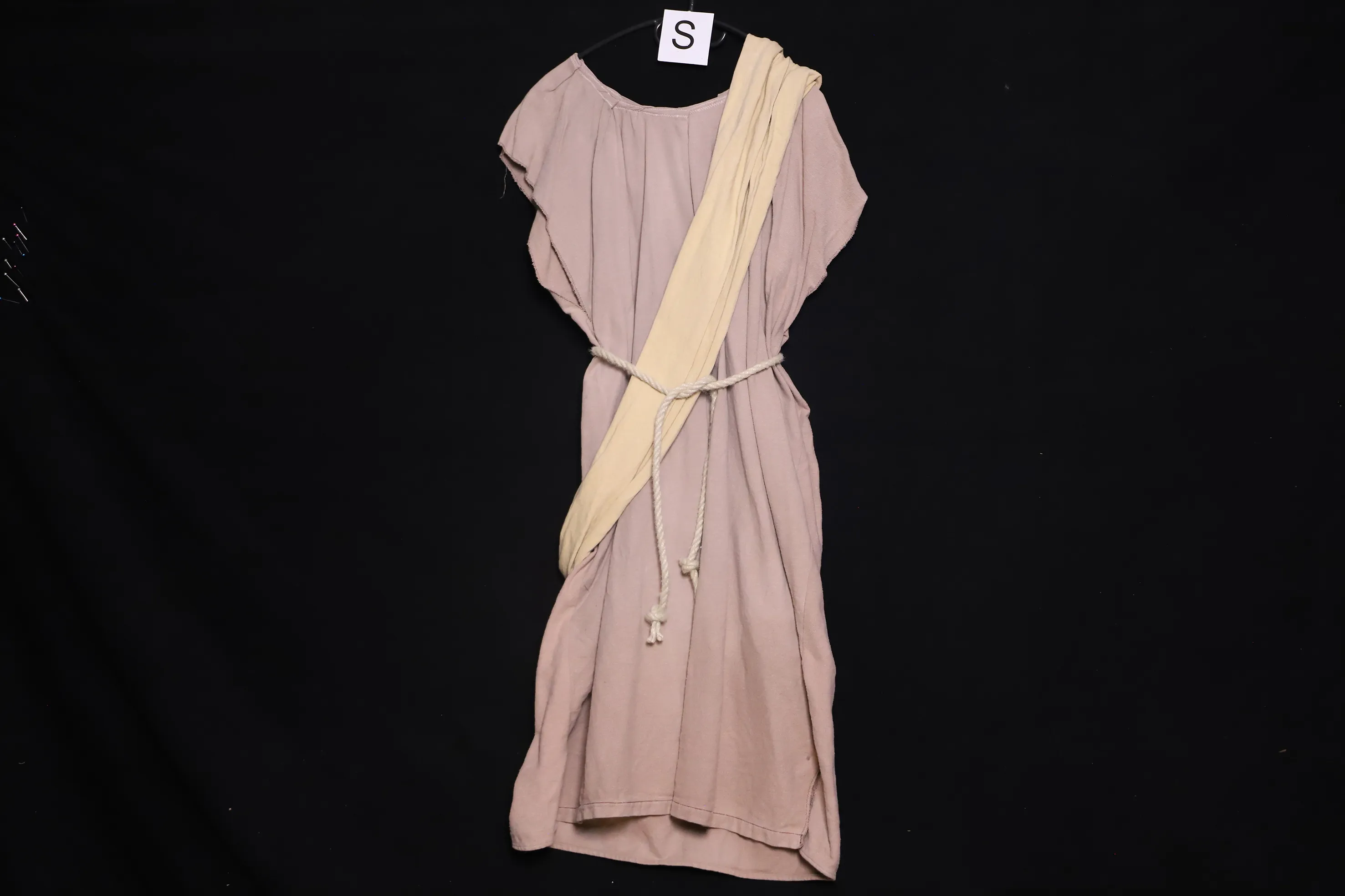 Verkleidung S mit Schärpe, braun ( S0870 )