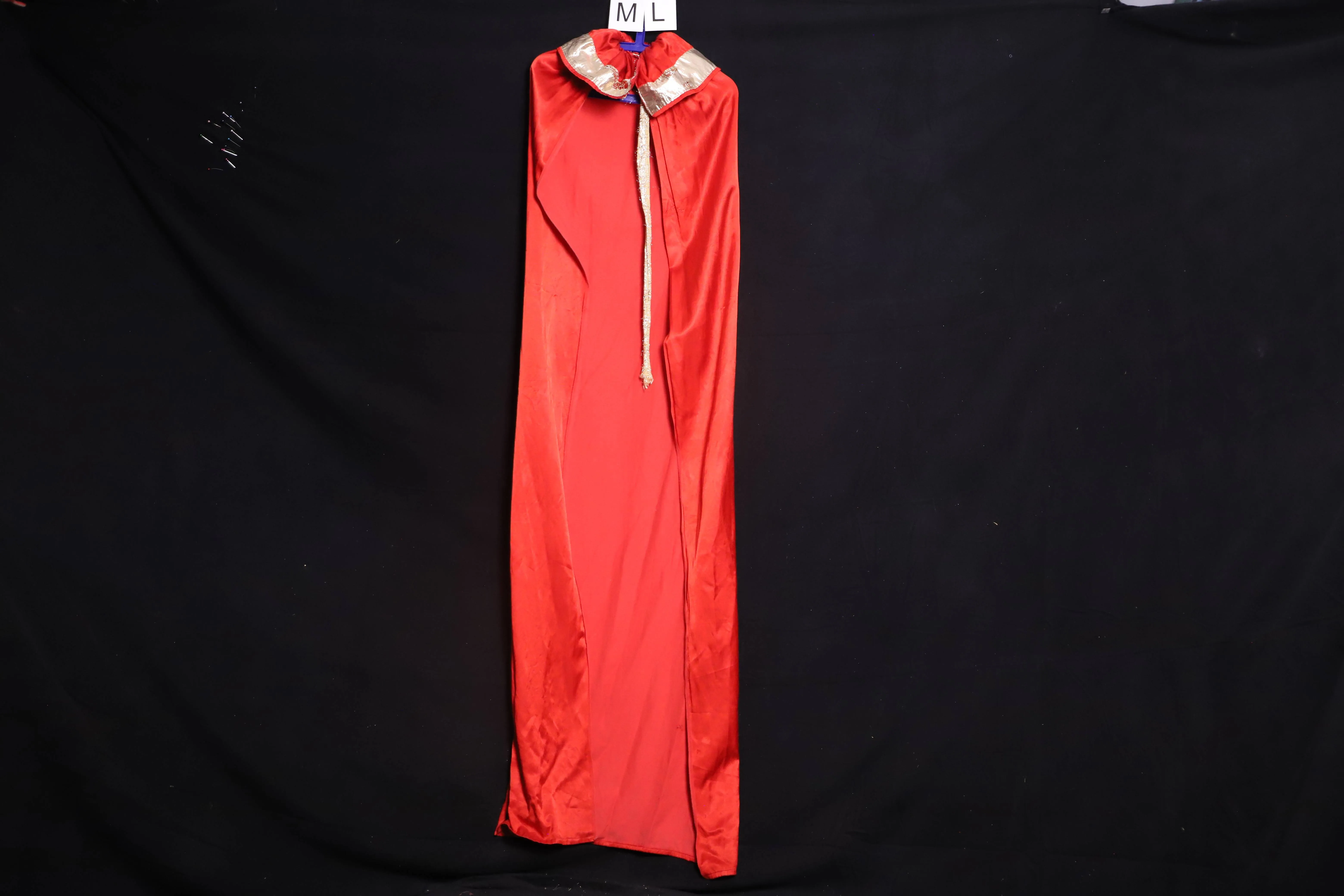 Test Umhang M-L, rot-gold (ML0434)