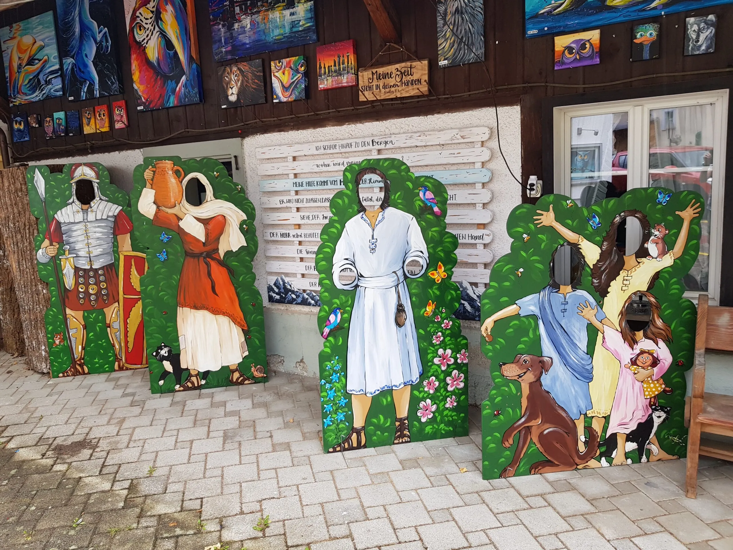 Figur für Fotoshooting