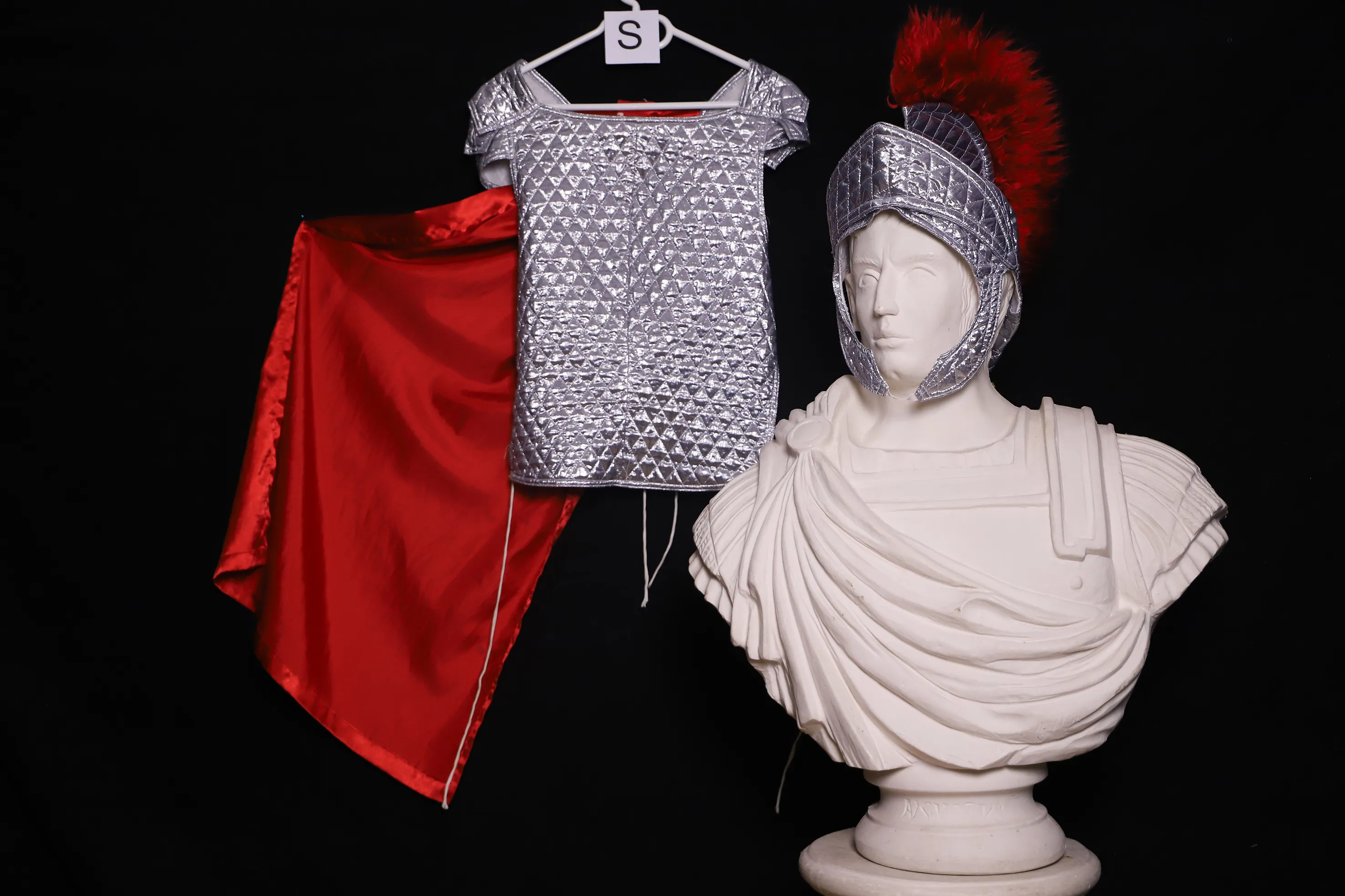 Verkleidung S mit Kopfbedeckung, Soldat ( S0209 )