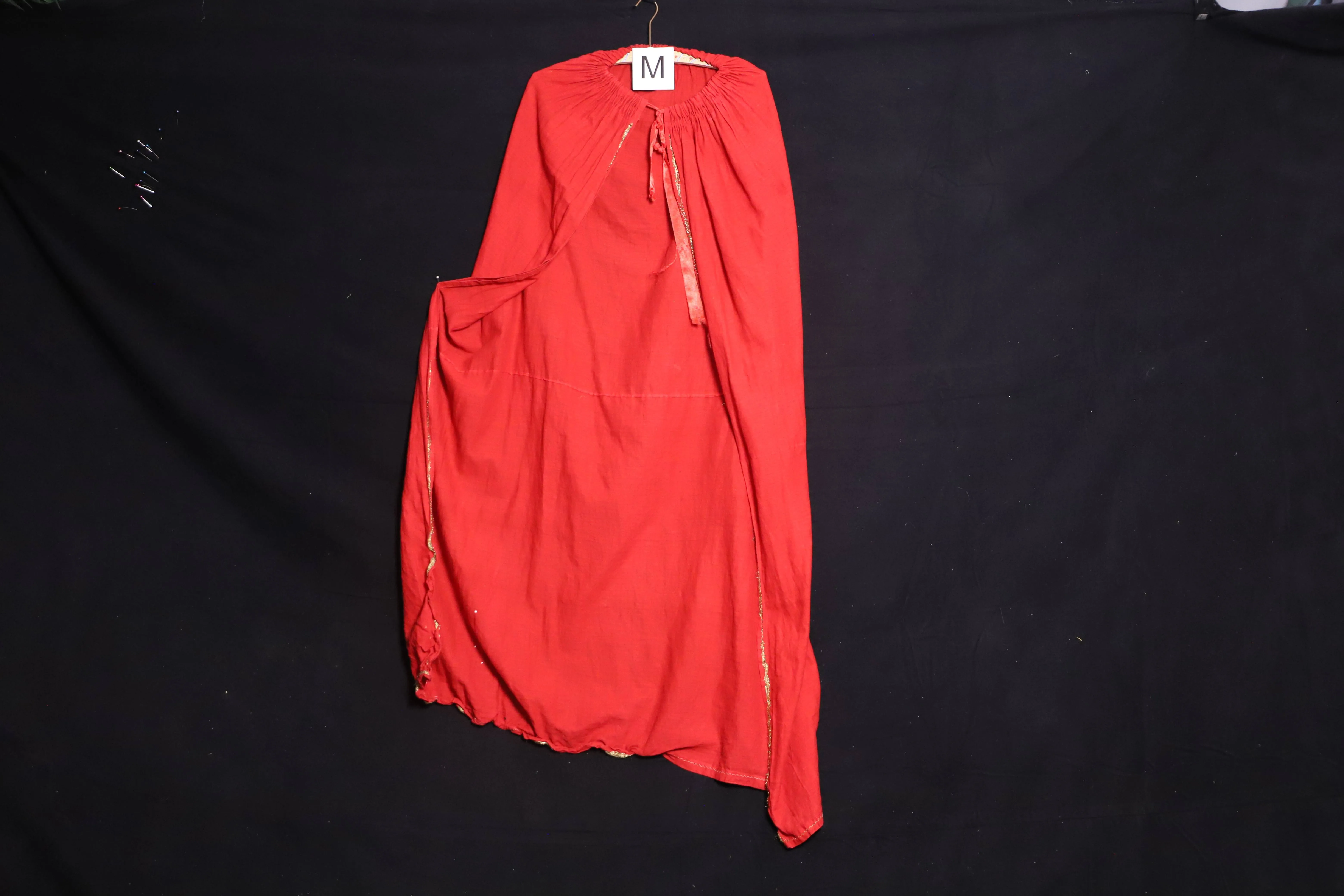 Test Umhang M, rot-gold (M0433)