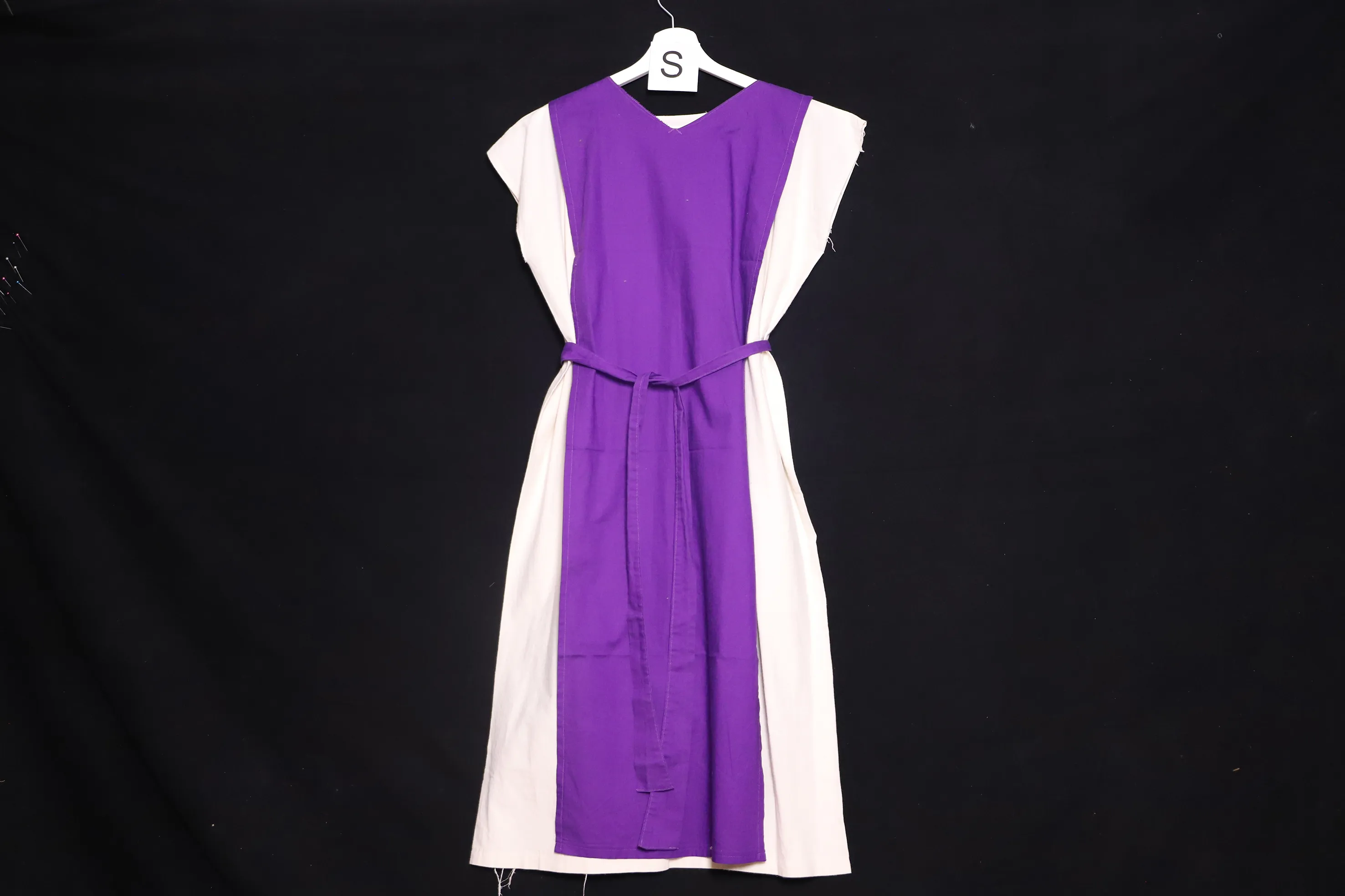 Verkleidung S, weiss-violett ( S01119 )