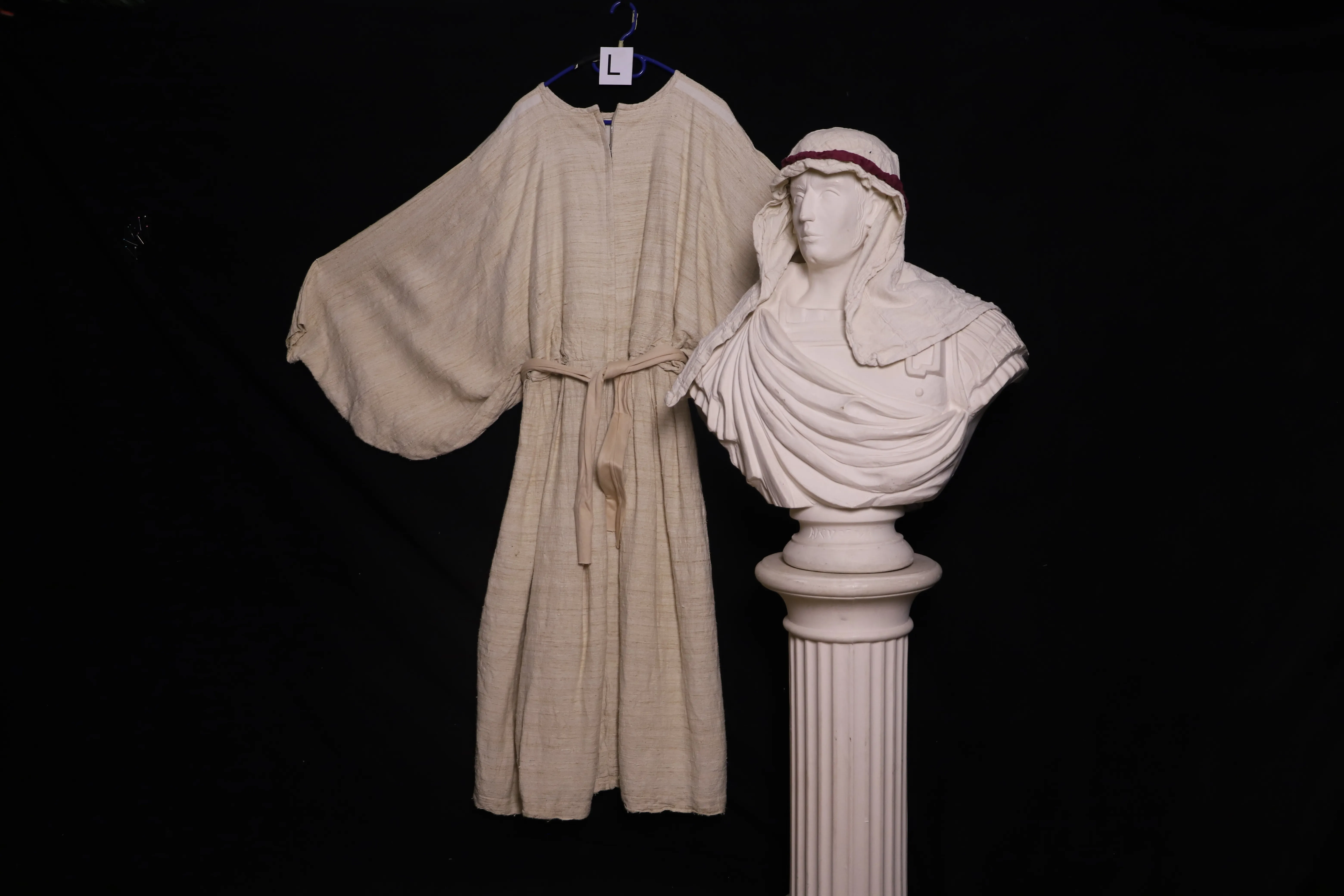 Verkleidung L mit Kopfbedeckung, beige ( L0859 )